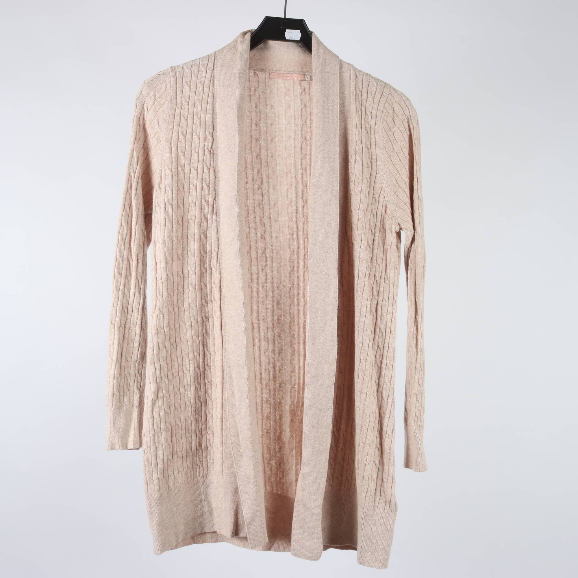 Kofta, John Lewis, beige, angora, cashmere, stl. ca. S.