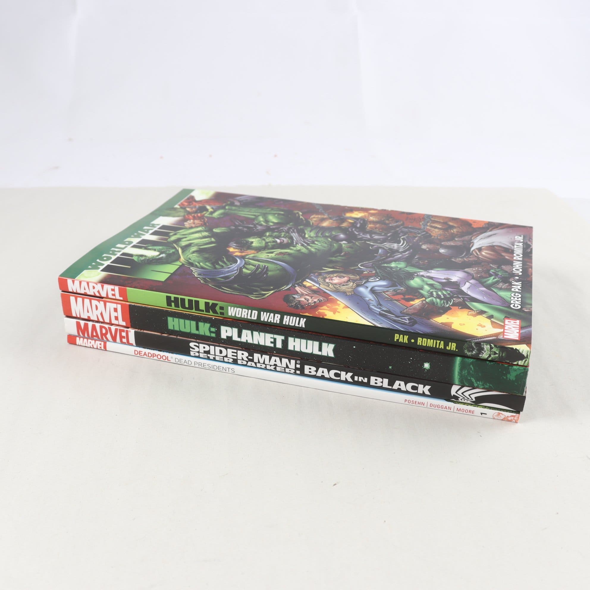 Marvel, bokpaket med 4 volymer: The Incredible Hulk m.m.