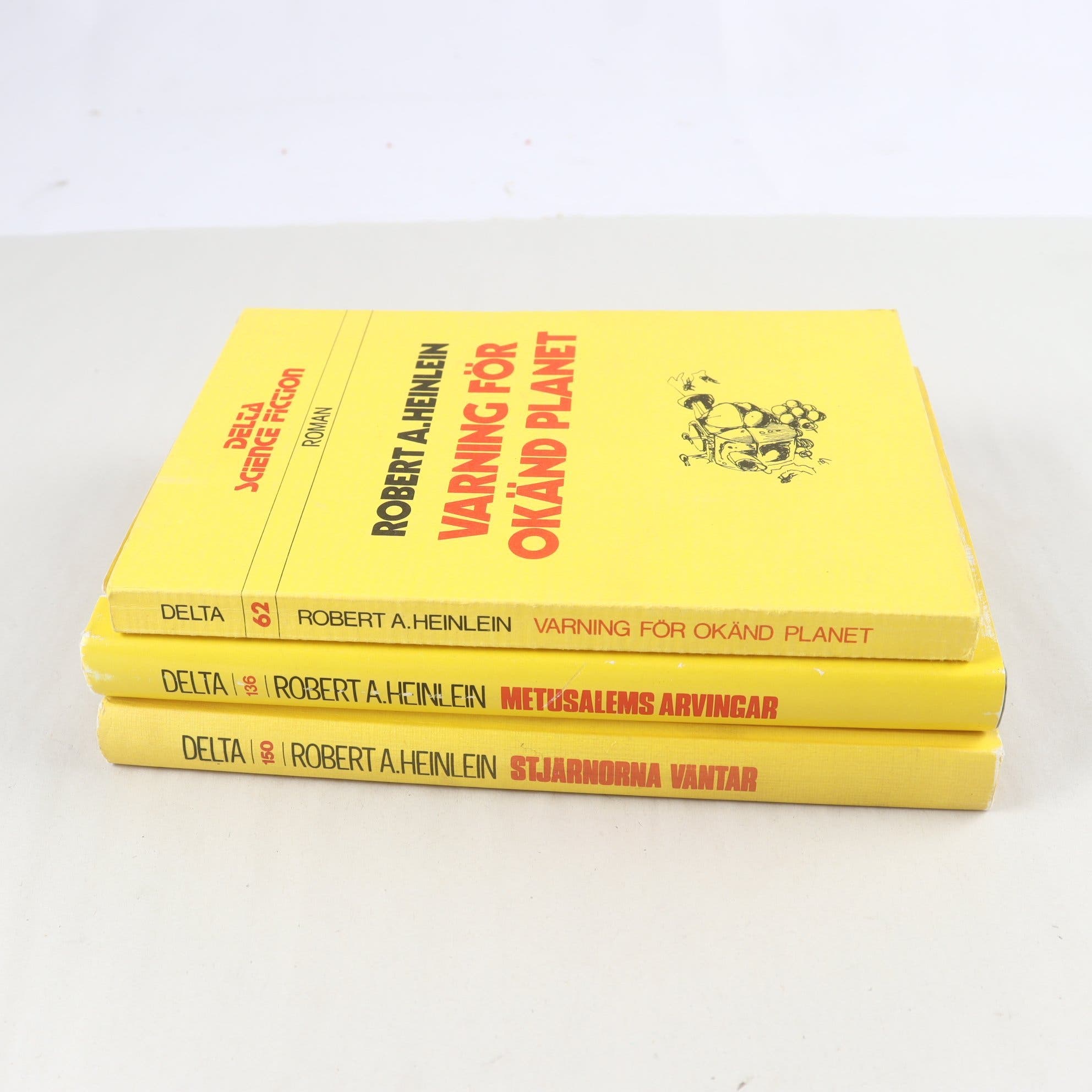 Robert A. Heinlein, bokpaket med 3 volymer