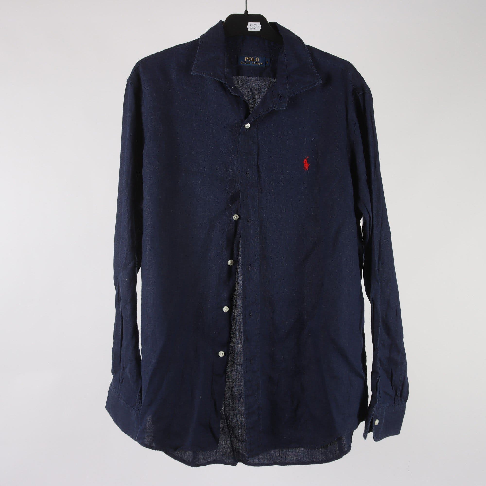 Skjorta, POLO Ralph Lauren, 100% linne, stl. L
