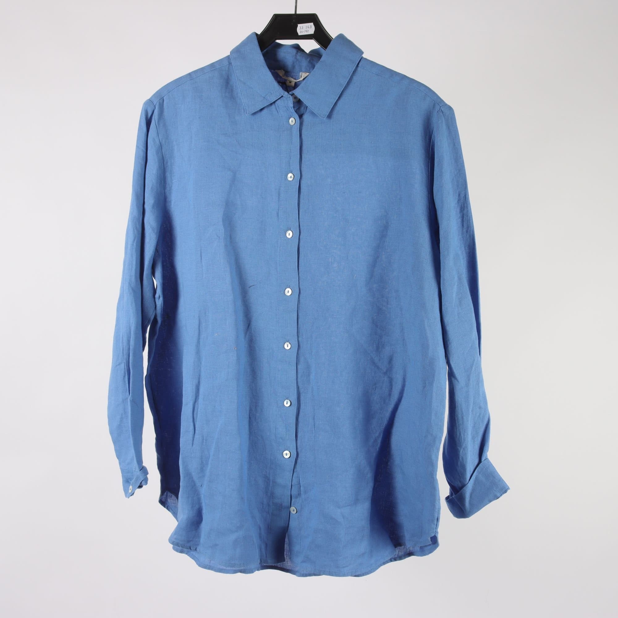 Skjorta, Marks & Spencer, 100% linne, stl. 44