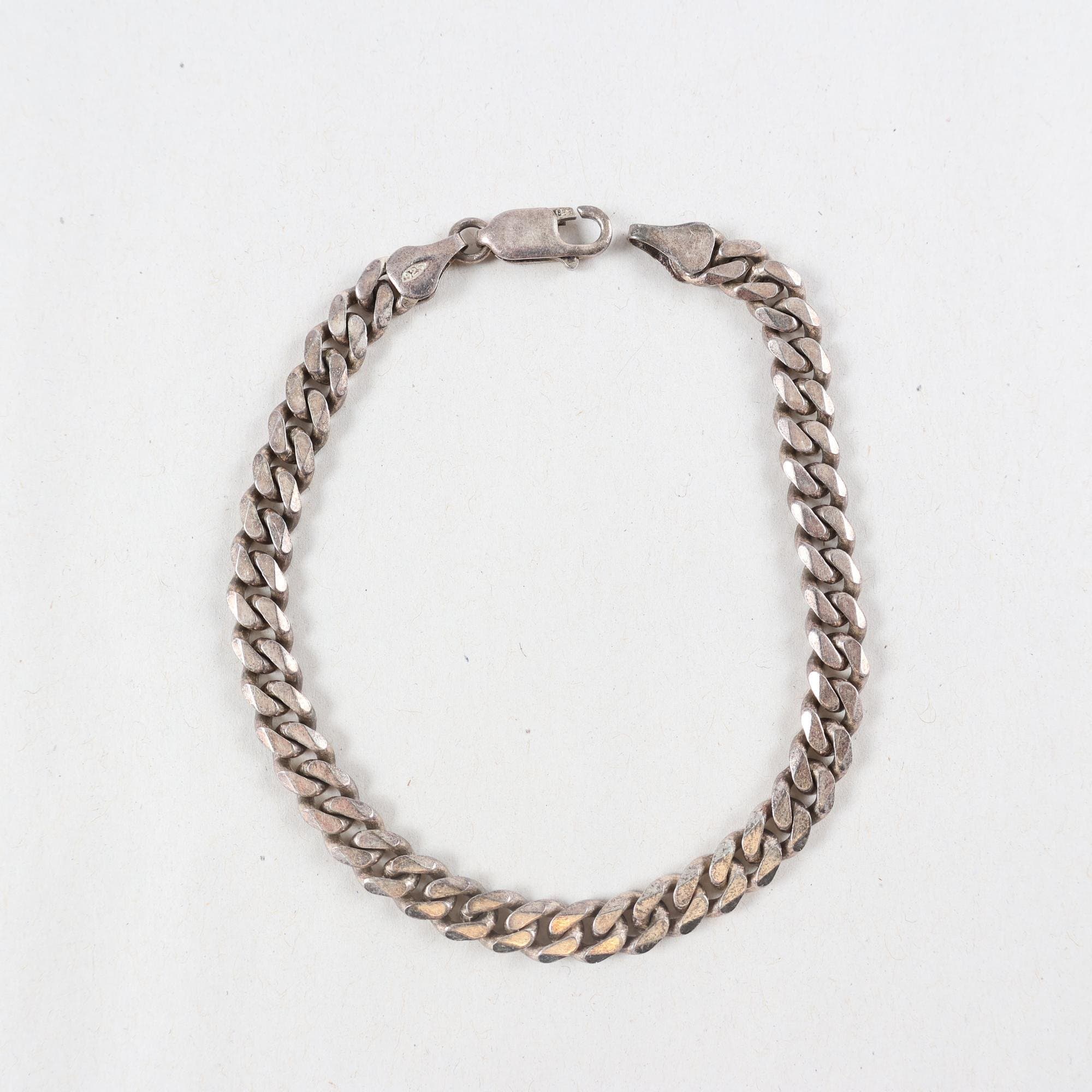 Armband, pansarlänk, Silver 925