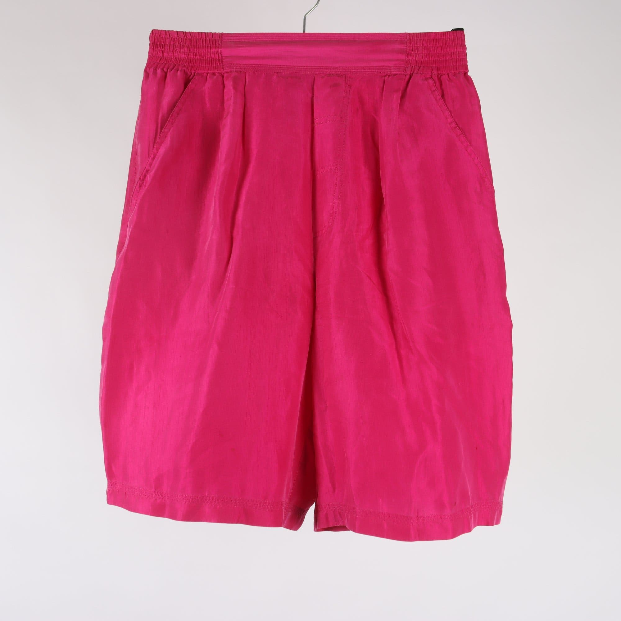 Shorts, Sara, rosa, 100% silke, stl. M.