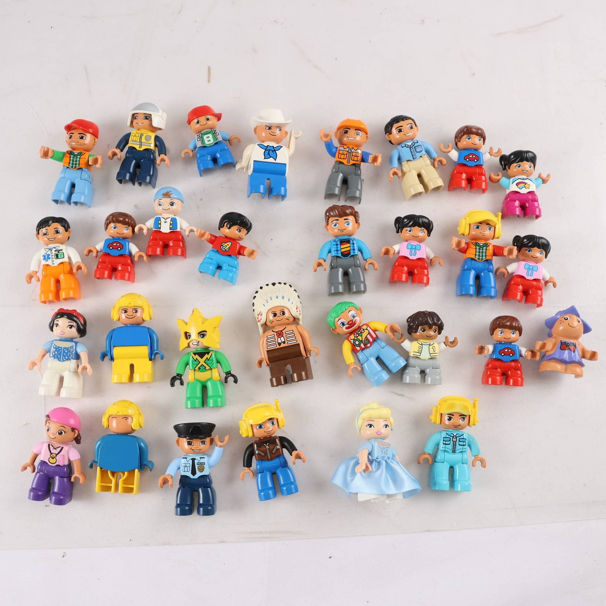 Lego, Duplo figurer, blandat.