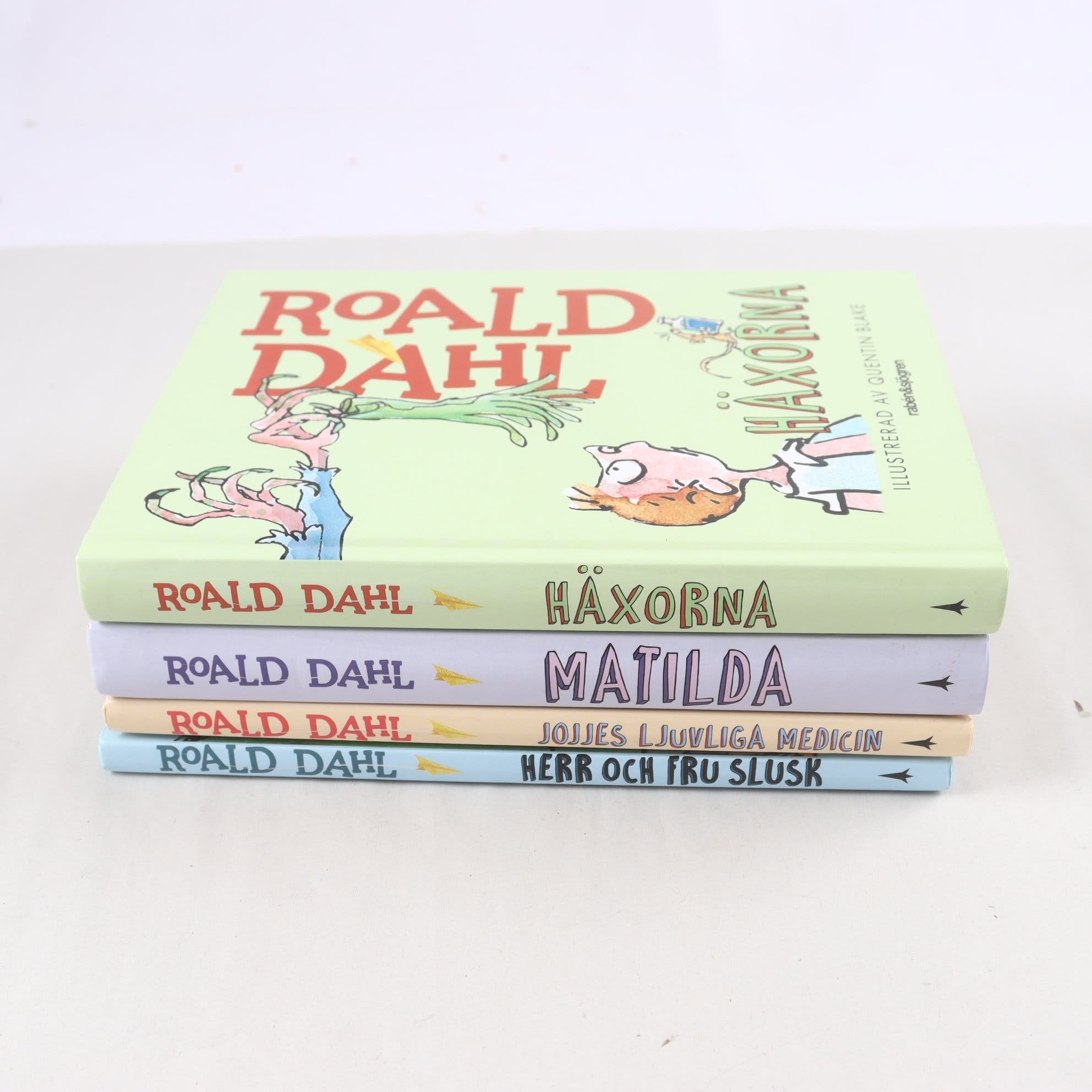 Roald Dahl, bokpaket med 4 volymer