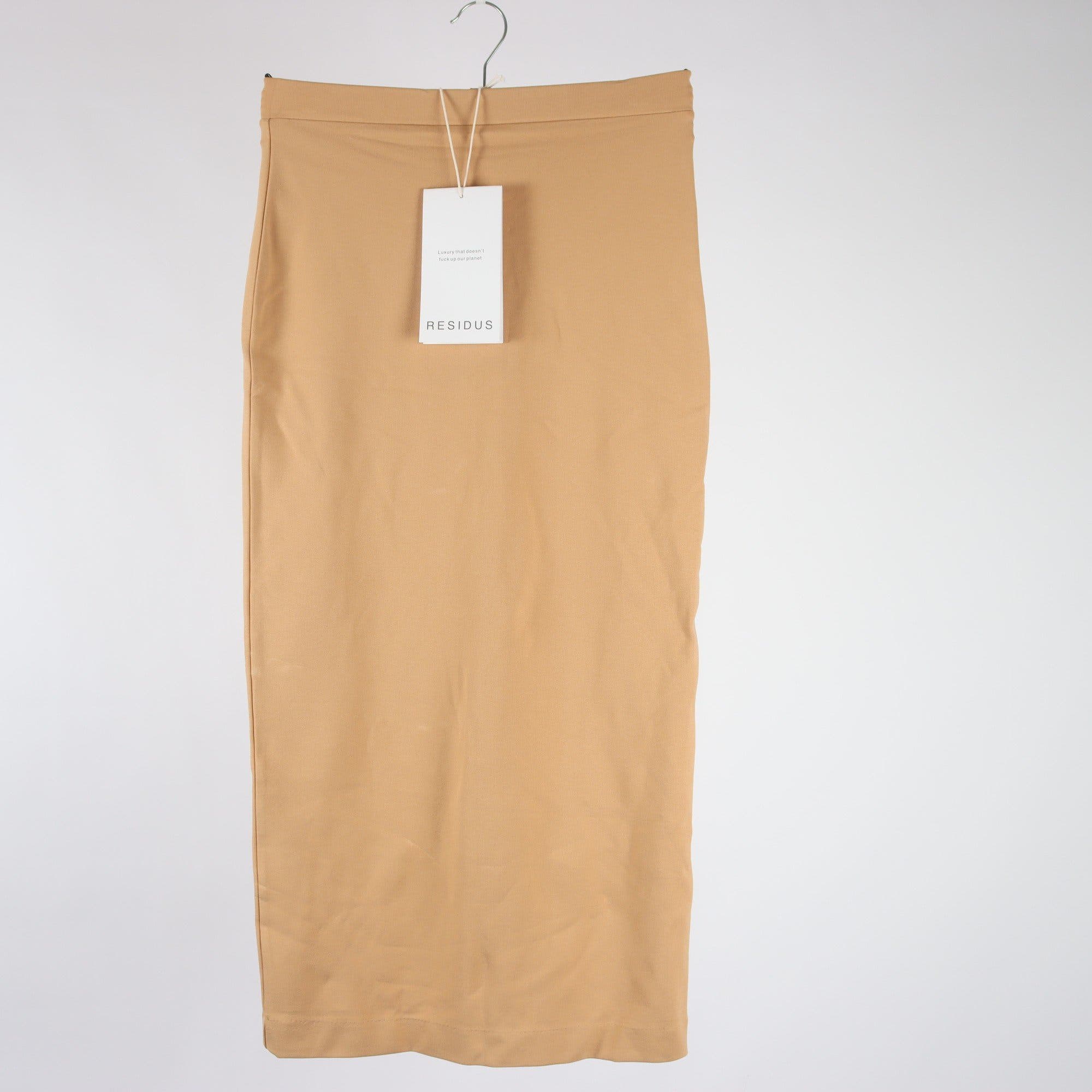 Kjol, Residus, beige, stl. S.