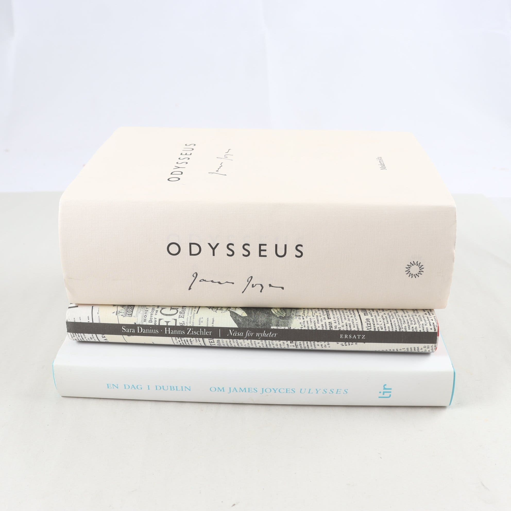 James Joyce, bokpaket med 3 volymer