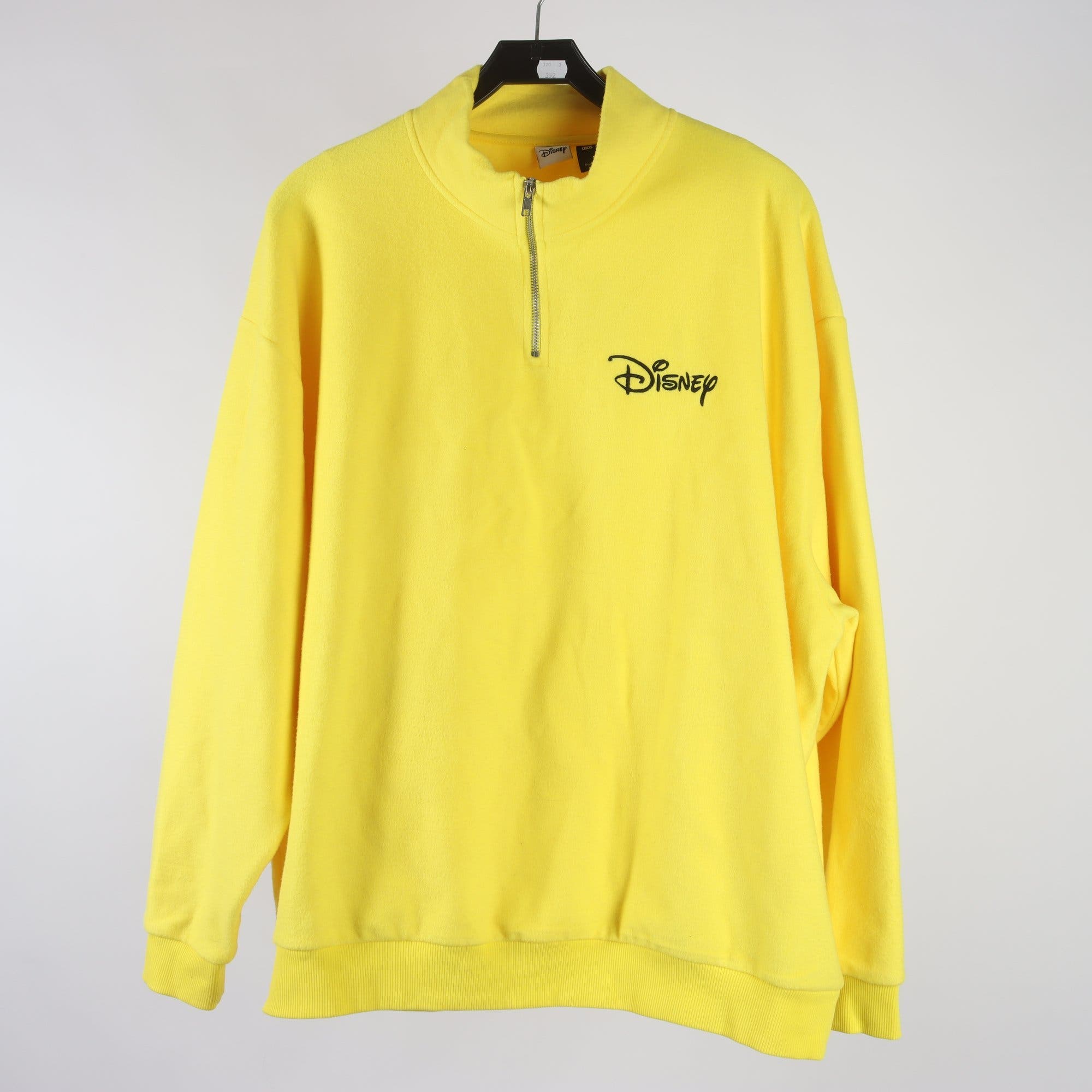 Fleecetröja, Disney, Musse Pigg, gul, stl. 2XL.