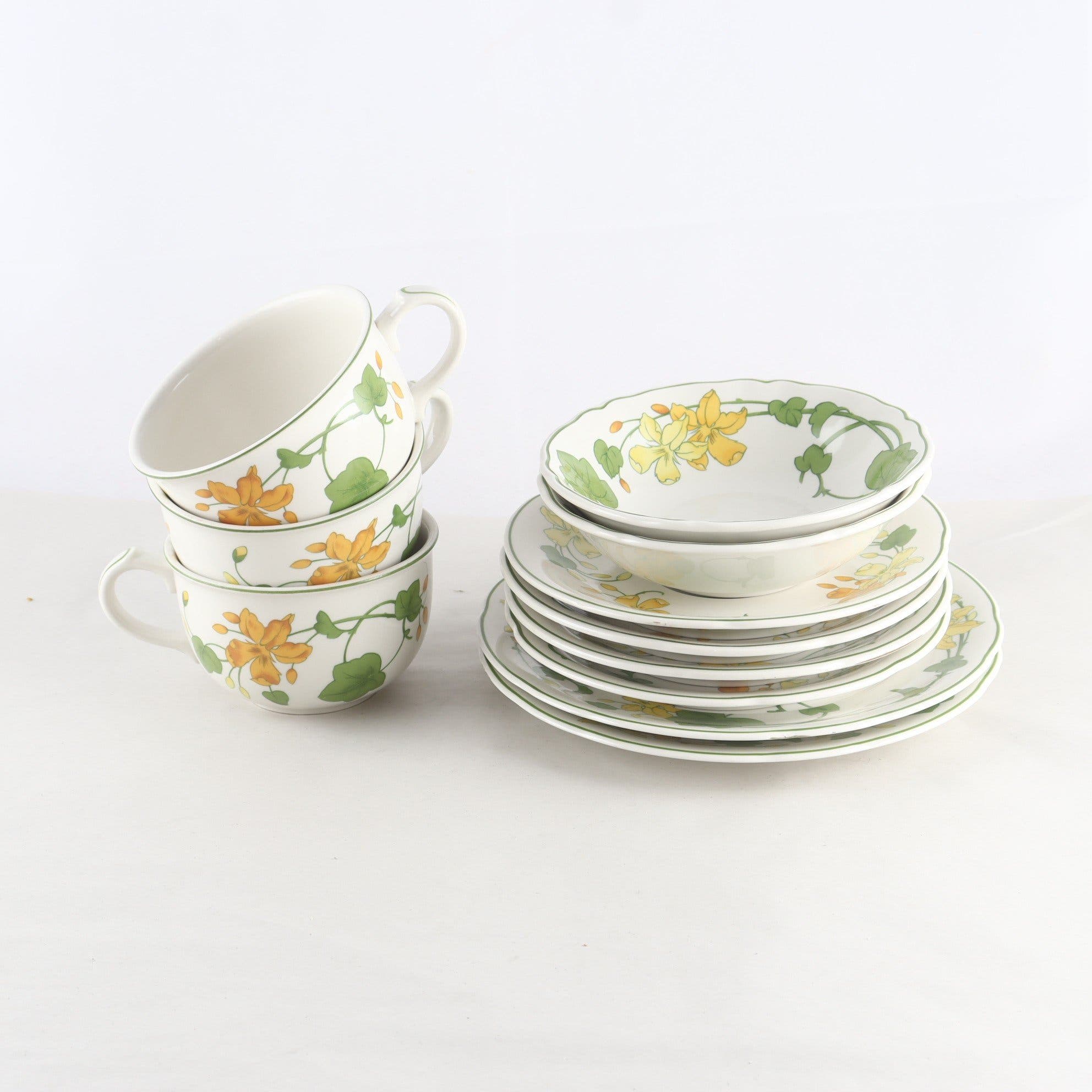 Servis, ”Geranium”, Villeroy & Bosch, 10 delar. Samfraktas ej