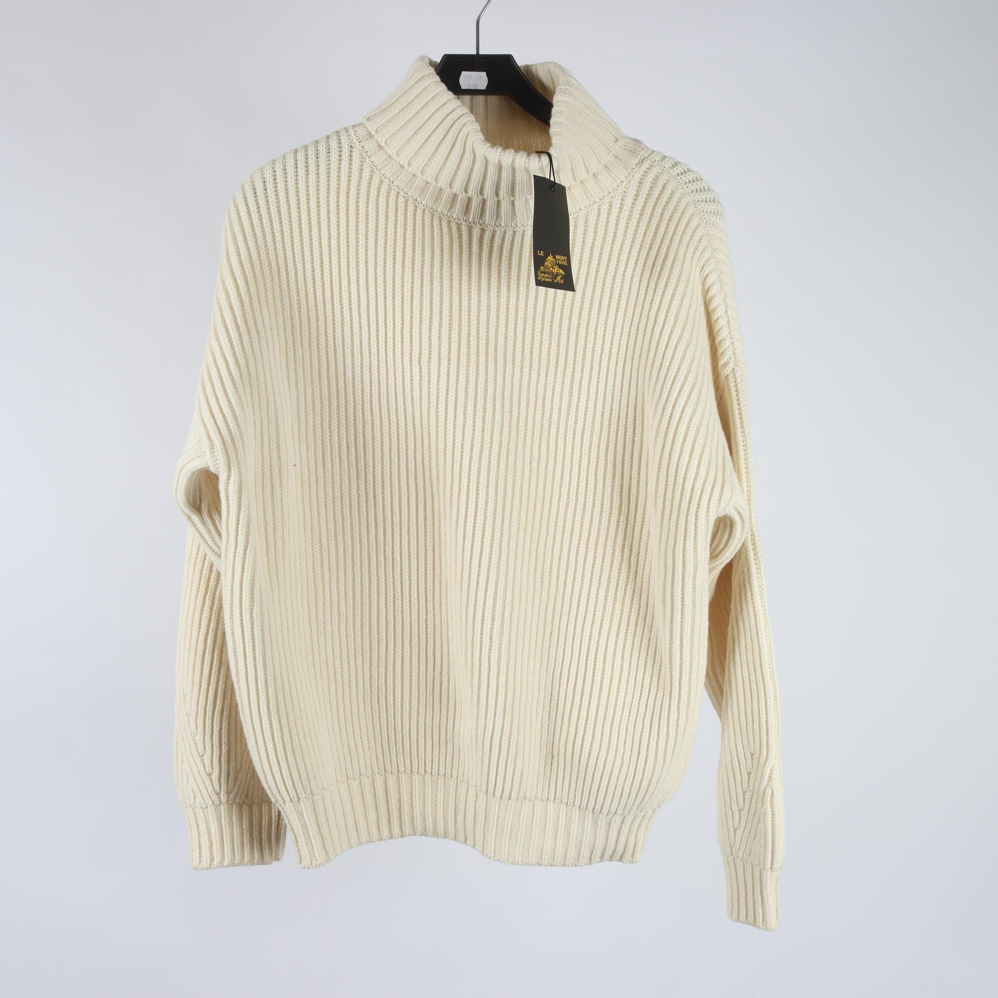 Tröja, Le Mont, offwhite, stl. 100% ull, stl. M.