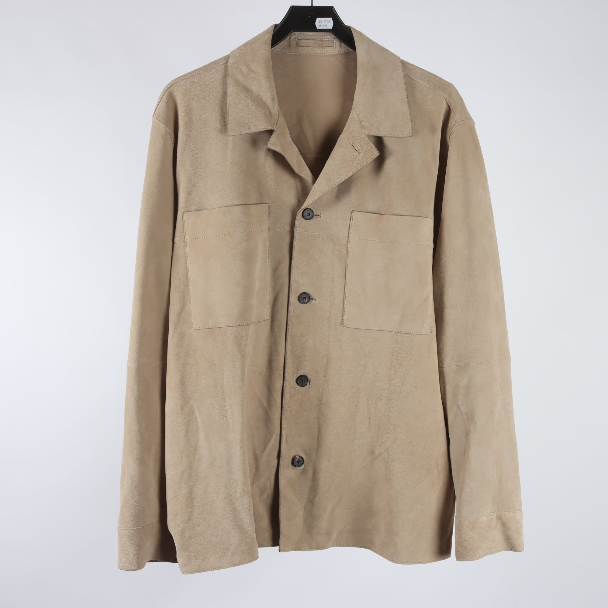 Mockajacka, Massimo Dutti, 100% läder, stl. XL