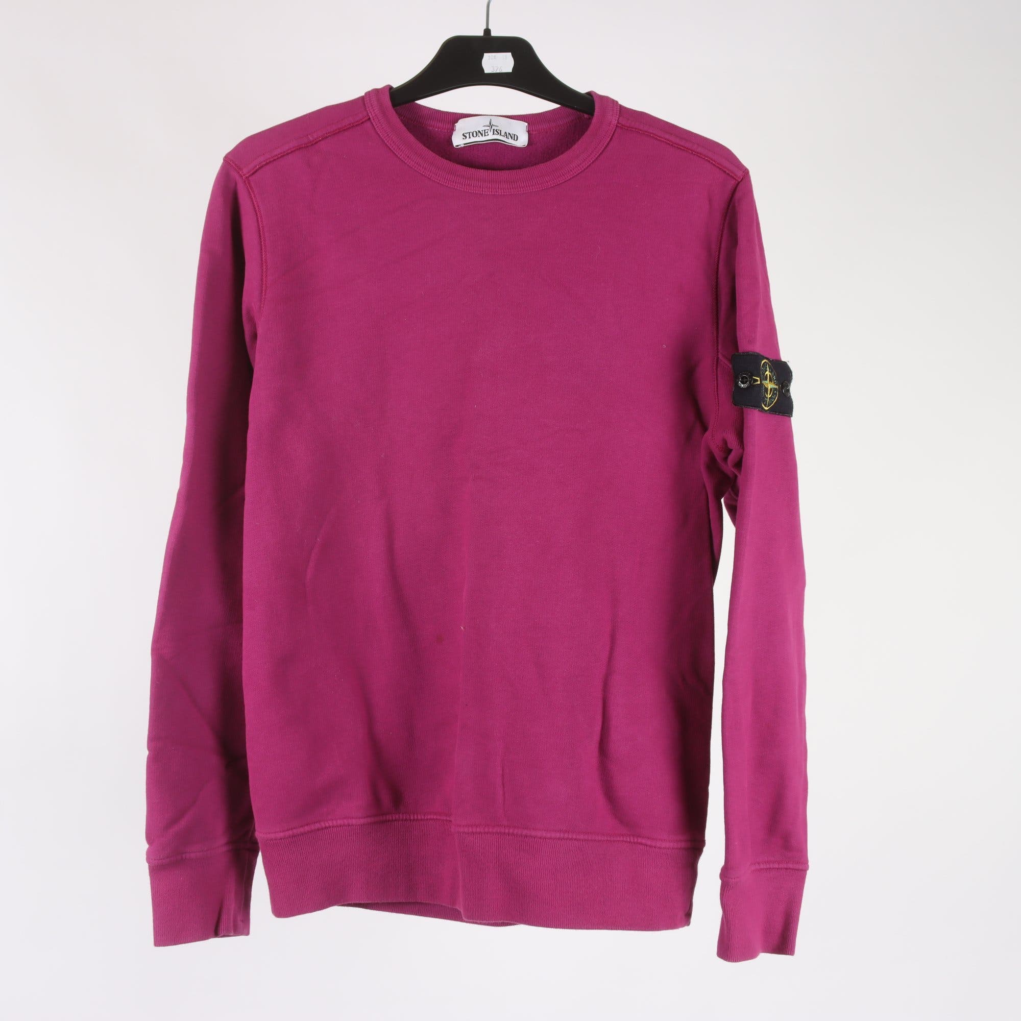 Tröja, Stone Island, vinröd, stl. S.