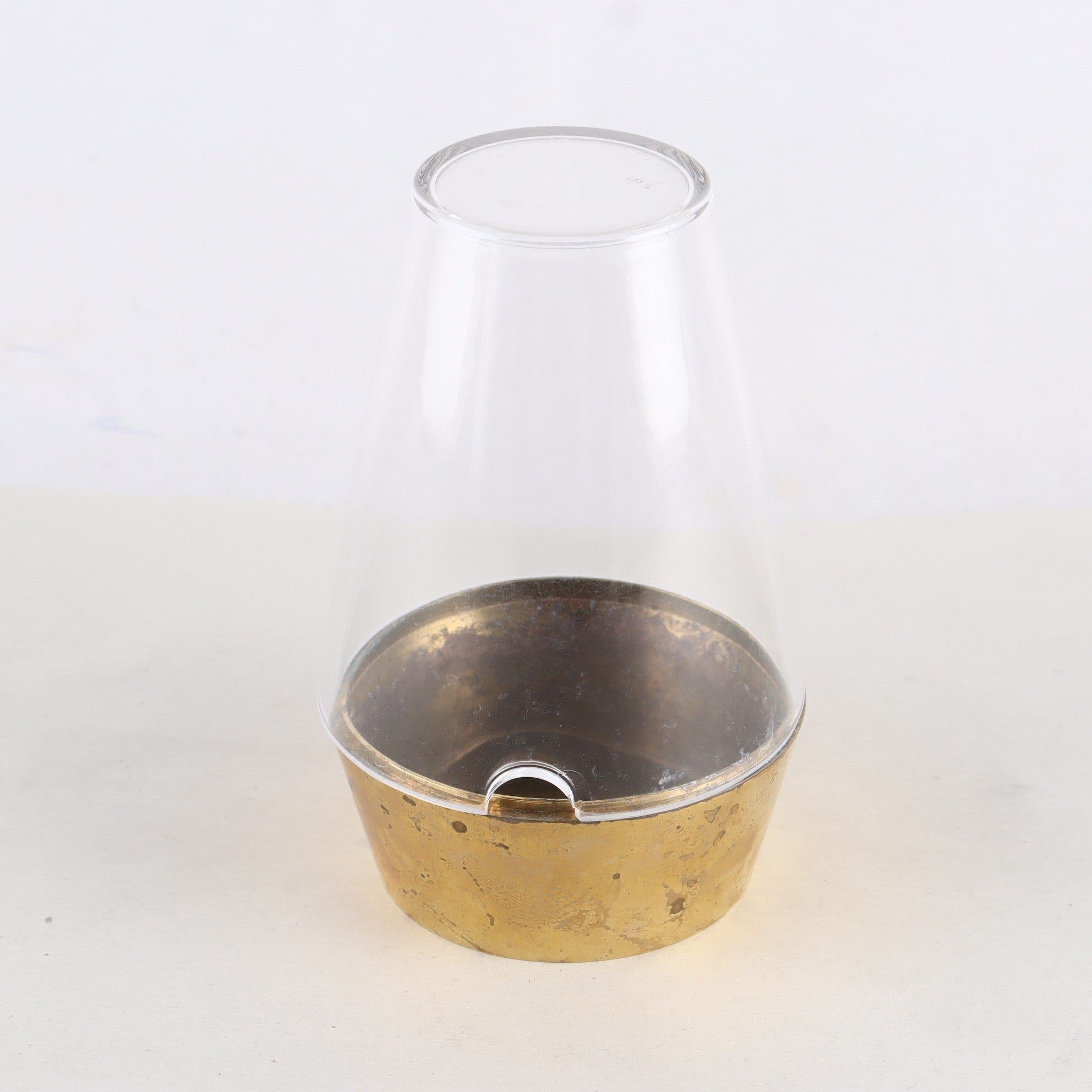 Sticklingshus, glas, mässing, Emma Stridh, Skultuna