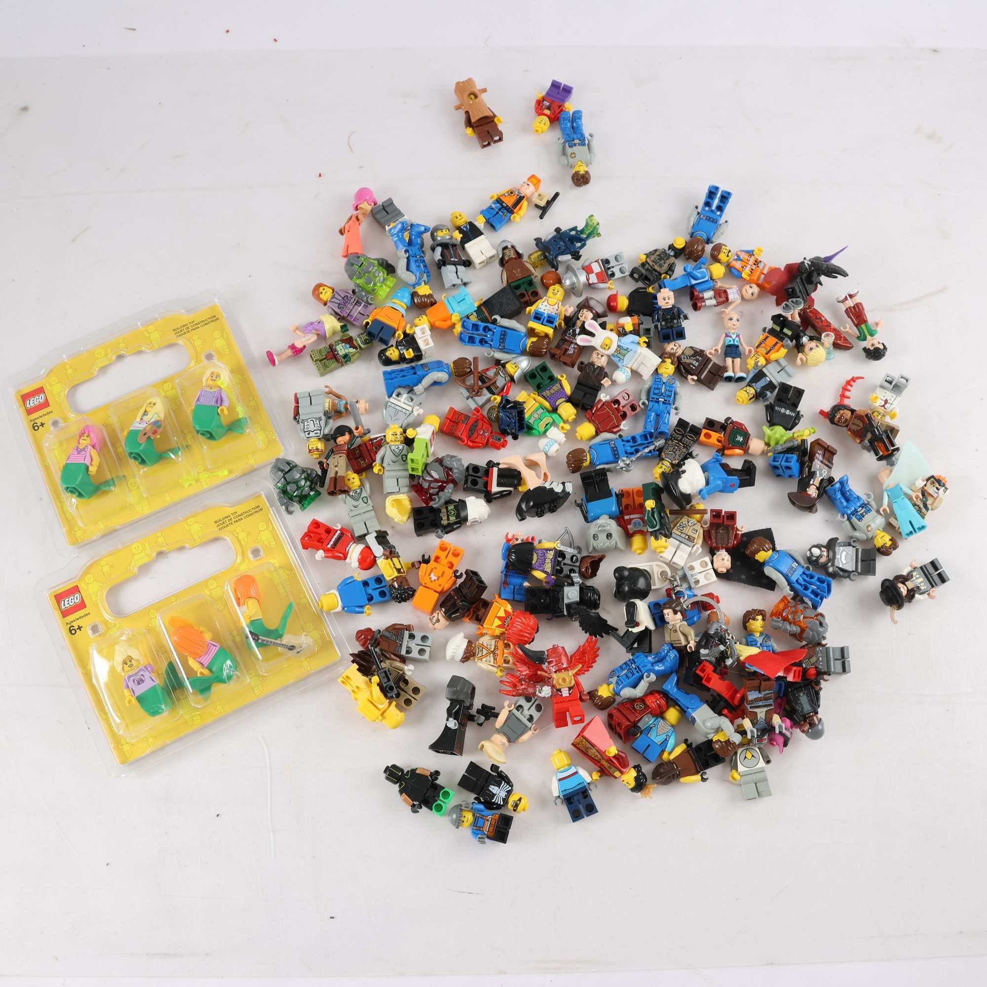 Lego, Lego figurer etc, blandat parti.