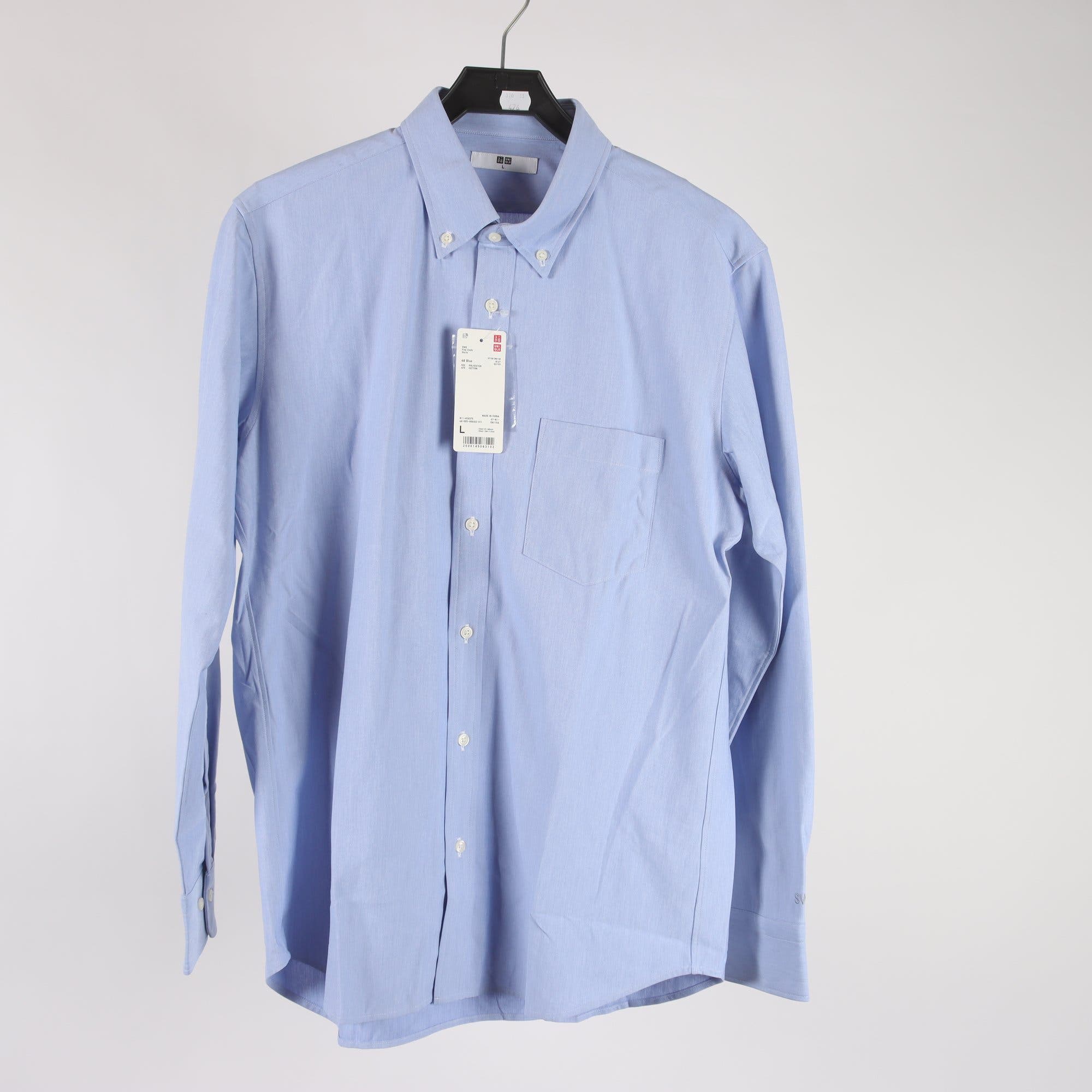 Skjorta, Uniqlo, blå, stl. L.