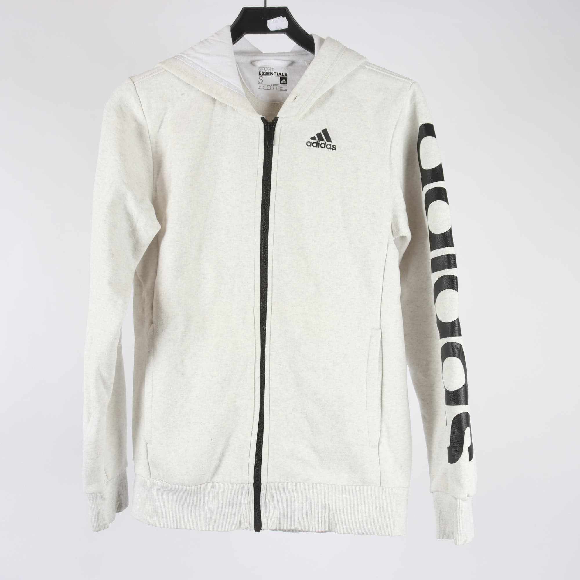 Hoodie, Adidas, grå, stl. S.