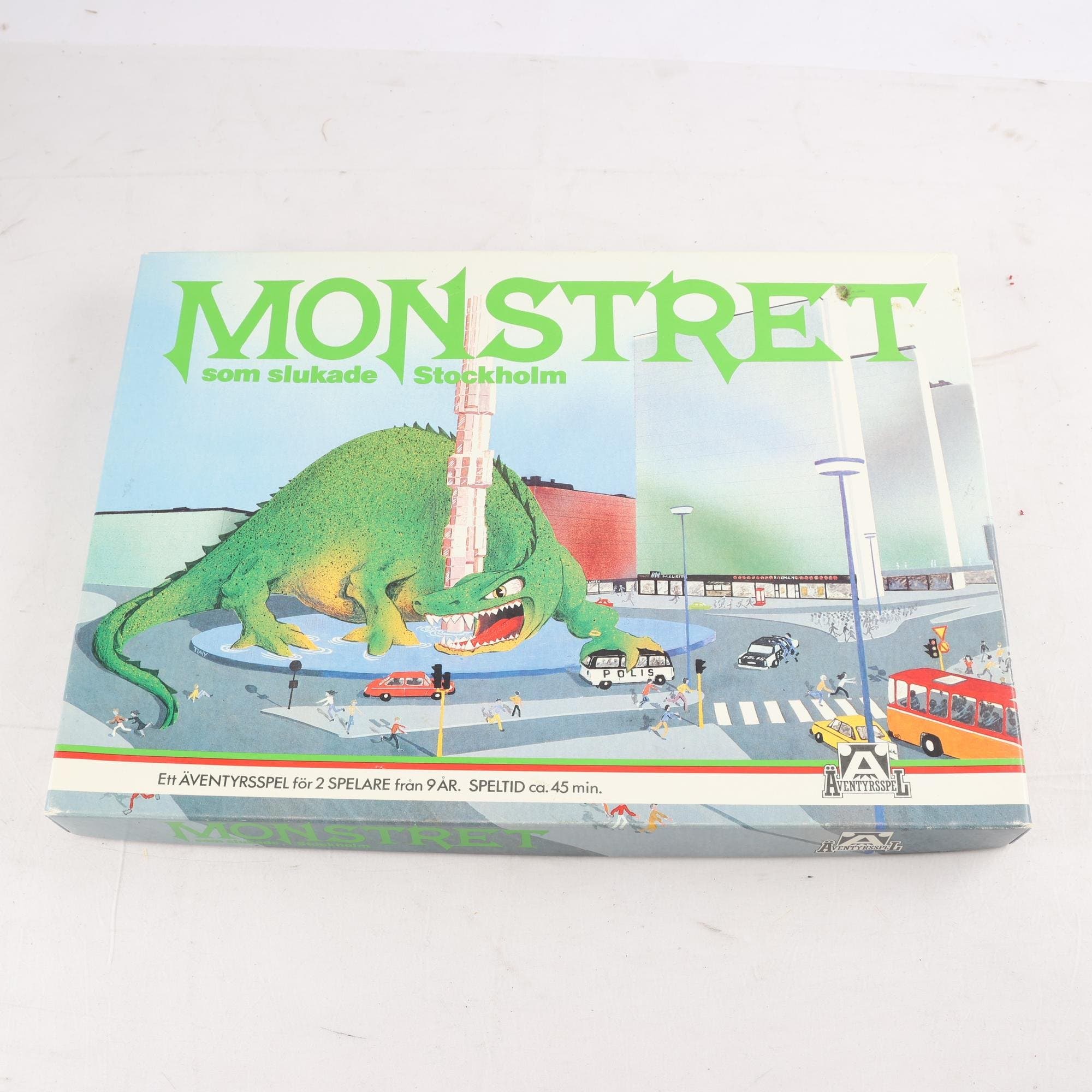 Spel, Monstret som slukade stockholm,äventysspel.