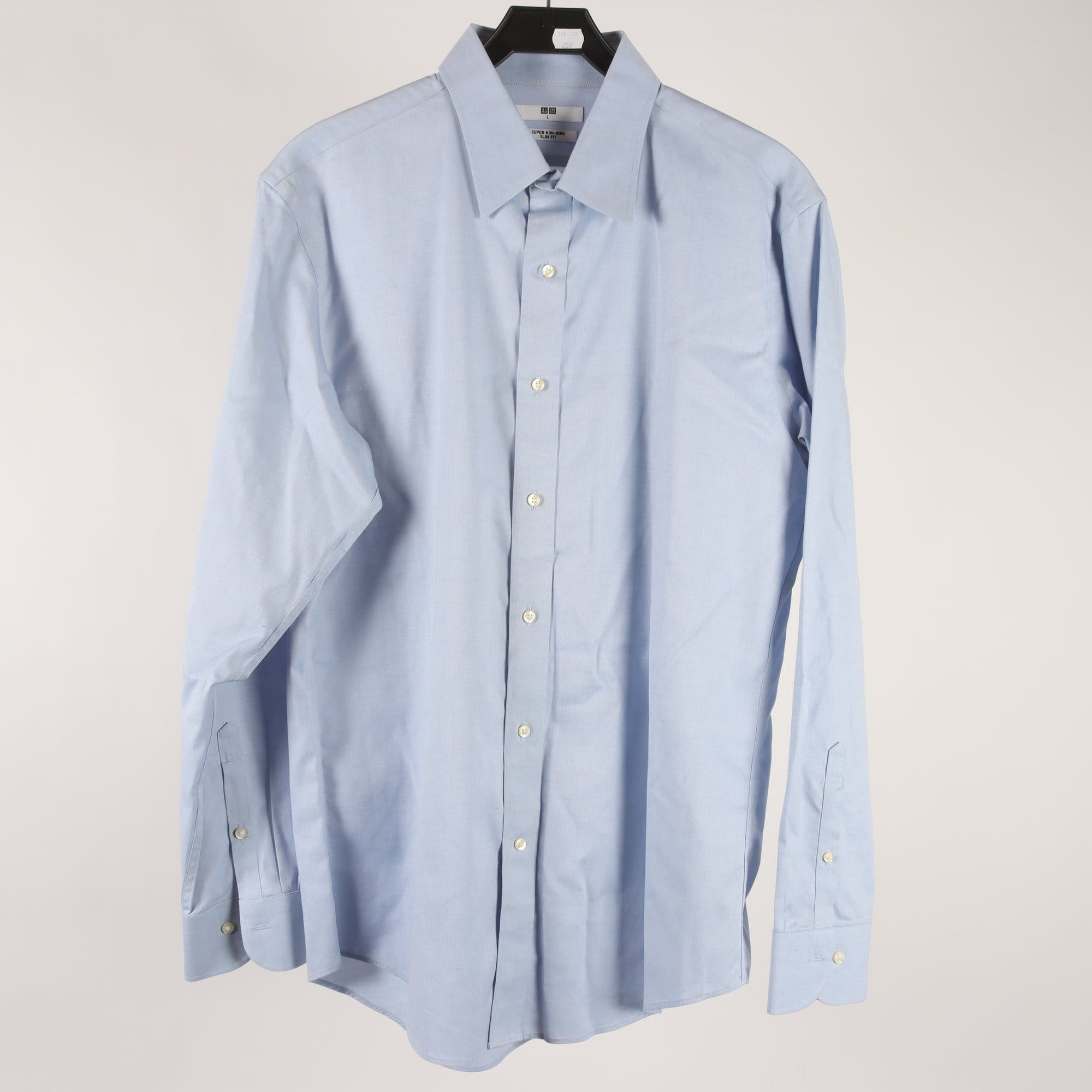 Skjorta, Uniqlo, blå, stl. L.
