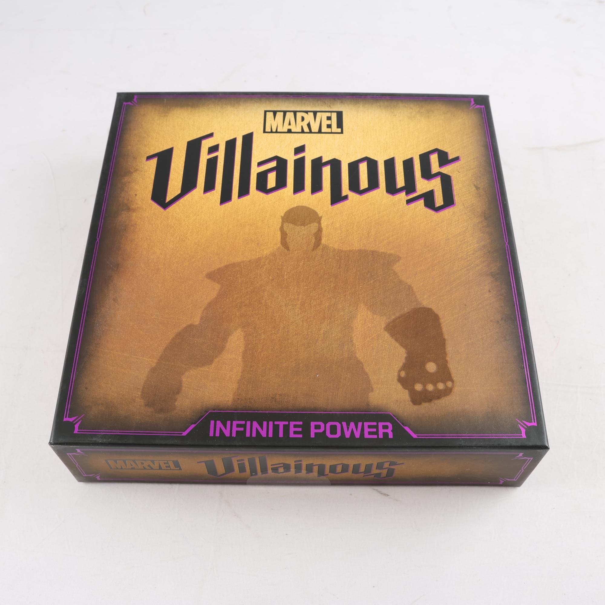 Spel, Marvel-villainous, infinite power.