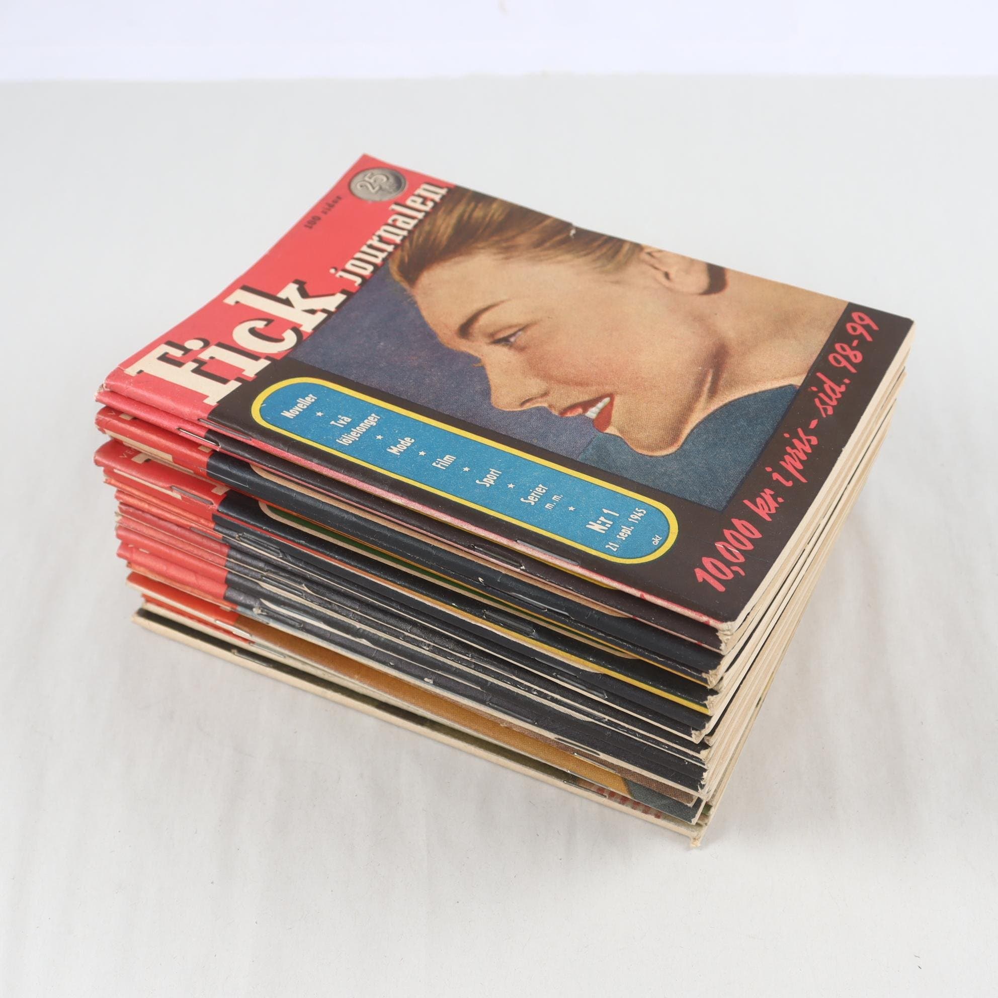 Fickjournalen, 22 nummer från åren 1945-1948