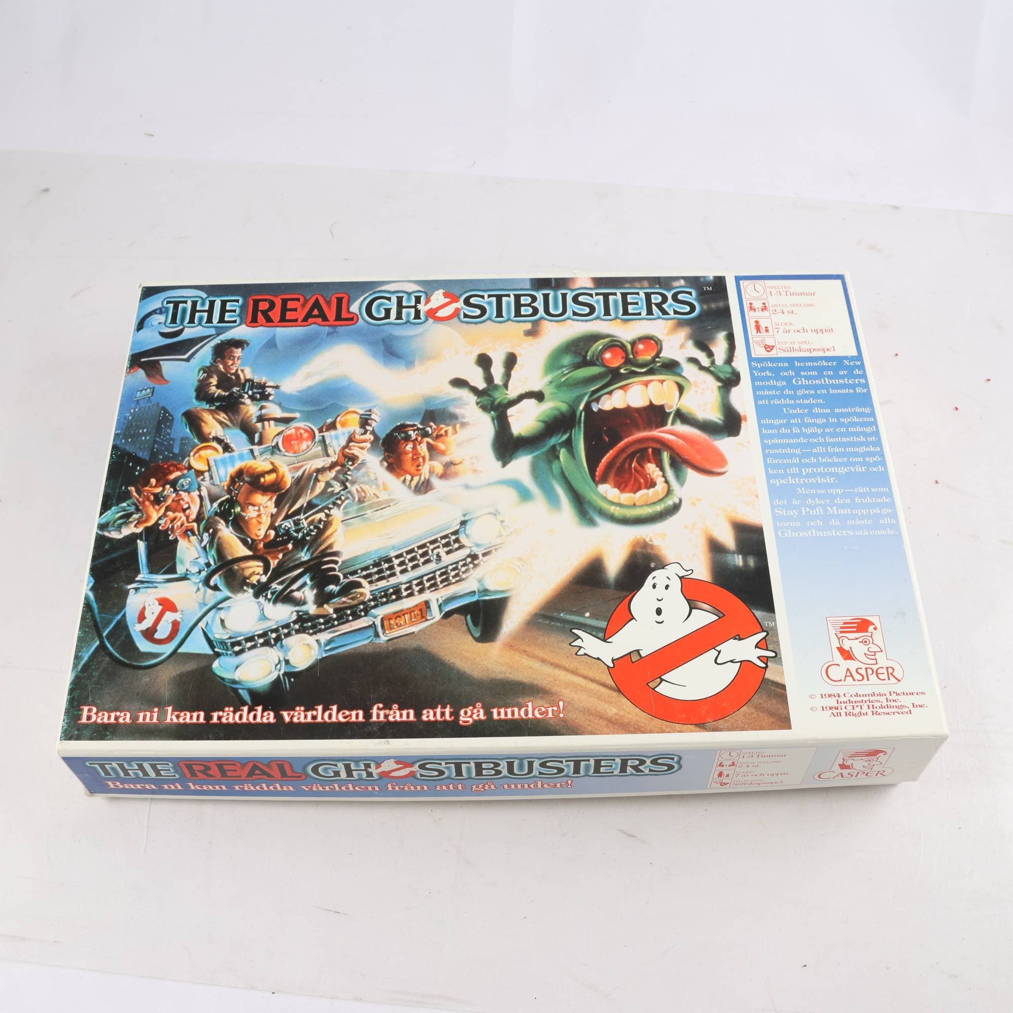 Spel, The real ghostbusters, casper, retro.