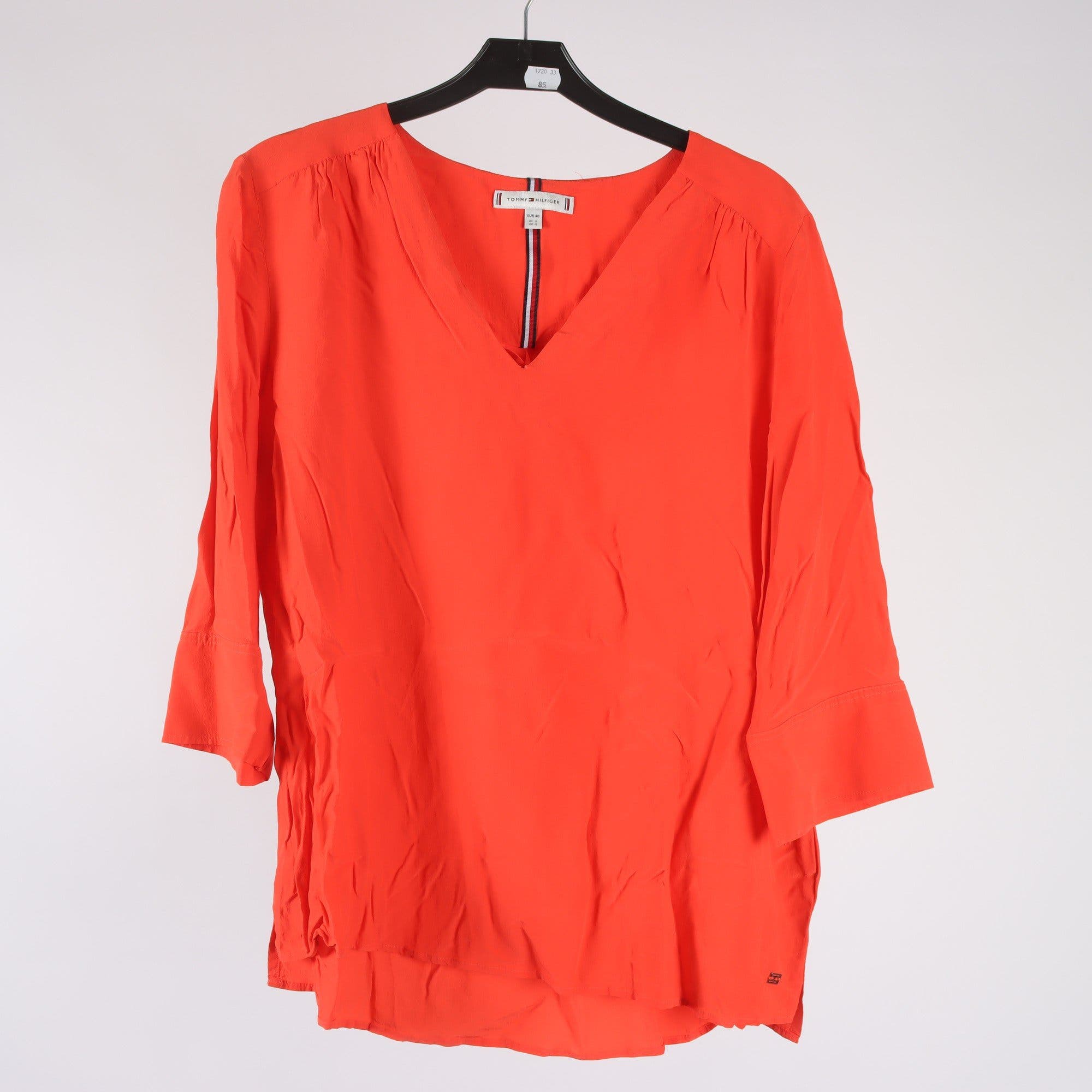 Blus, Tommy Hilfiger, orange, stl. 40