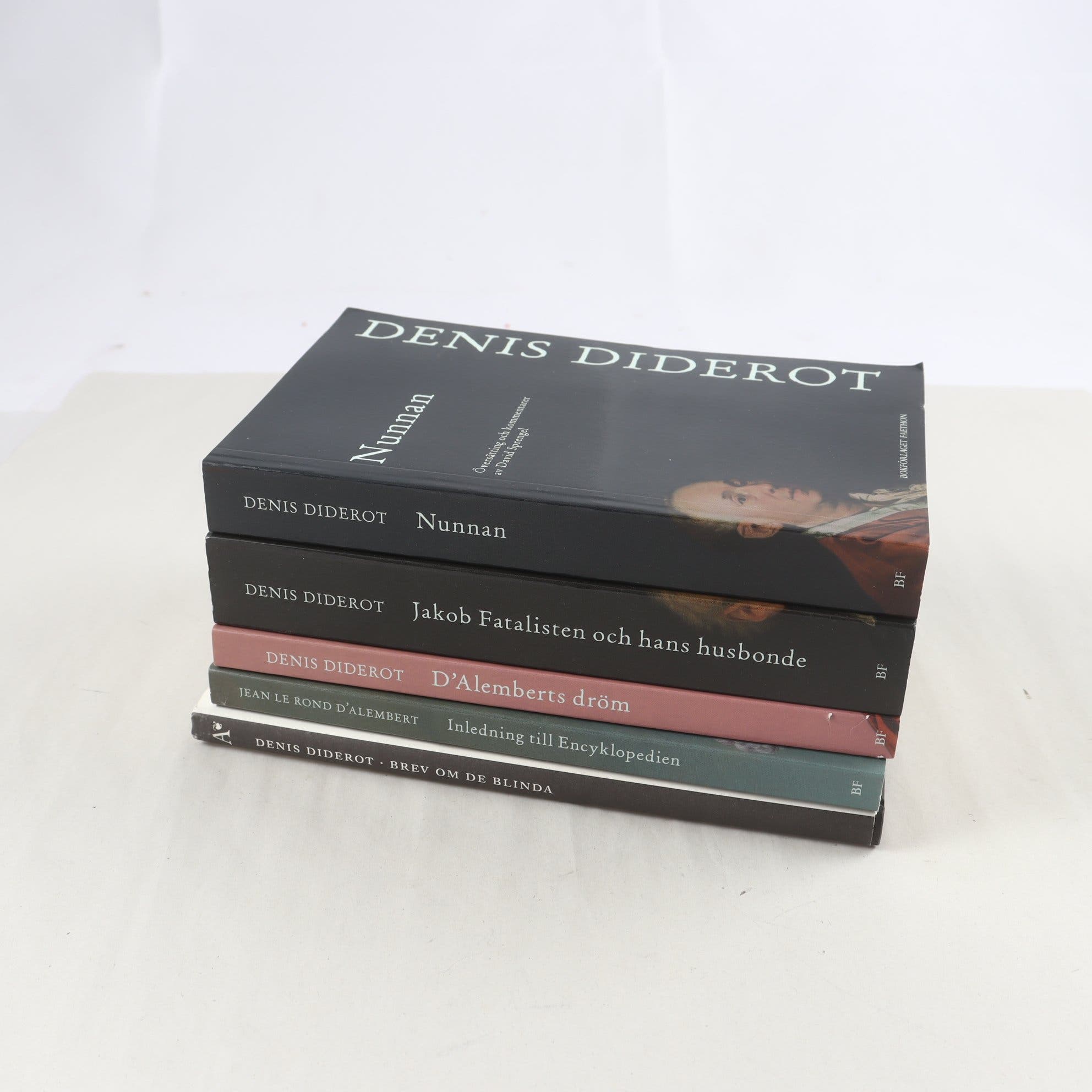 Denis Diderot & J.L.R. D´Alembert, bokpaket med 5 volymer