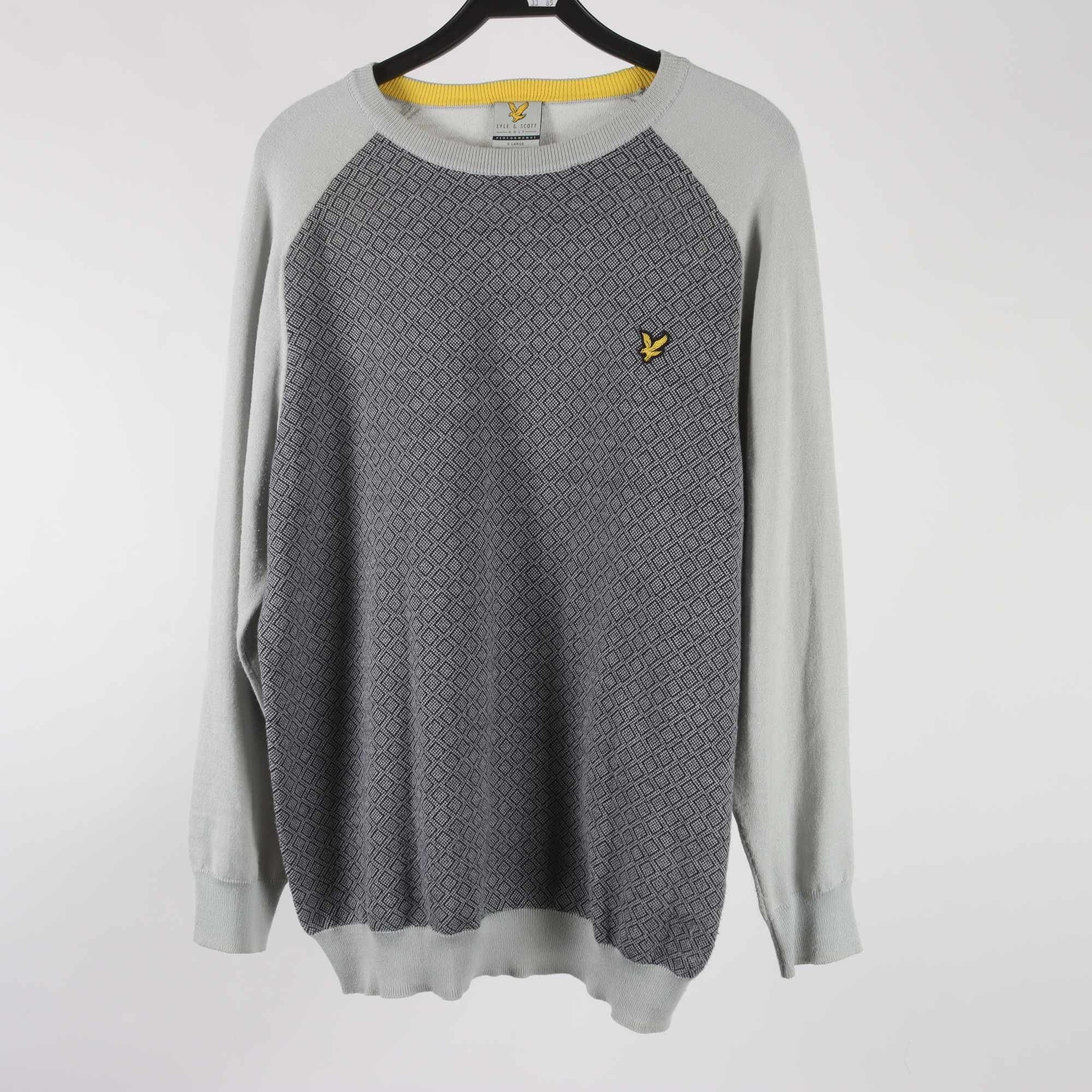 Stickad tröja, Lyle & Scott Golf Performance, stl. XL