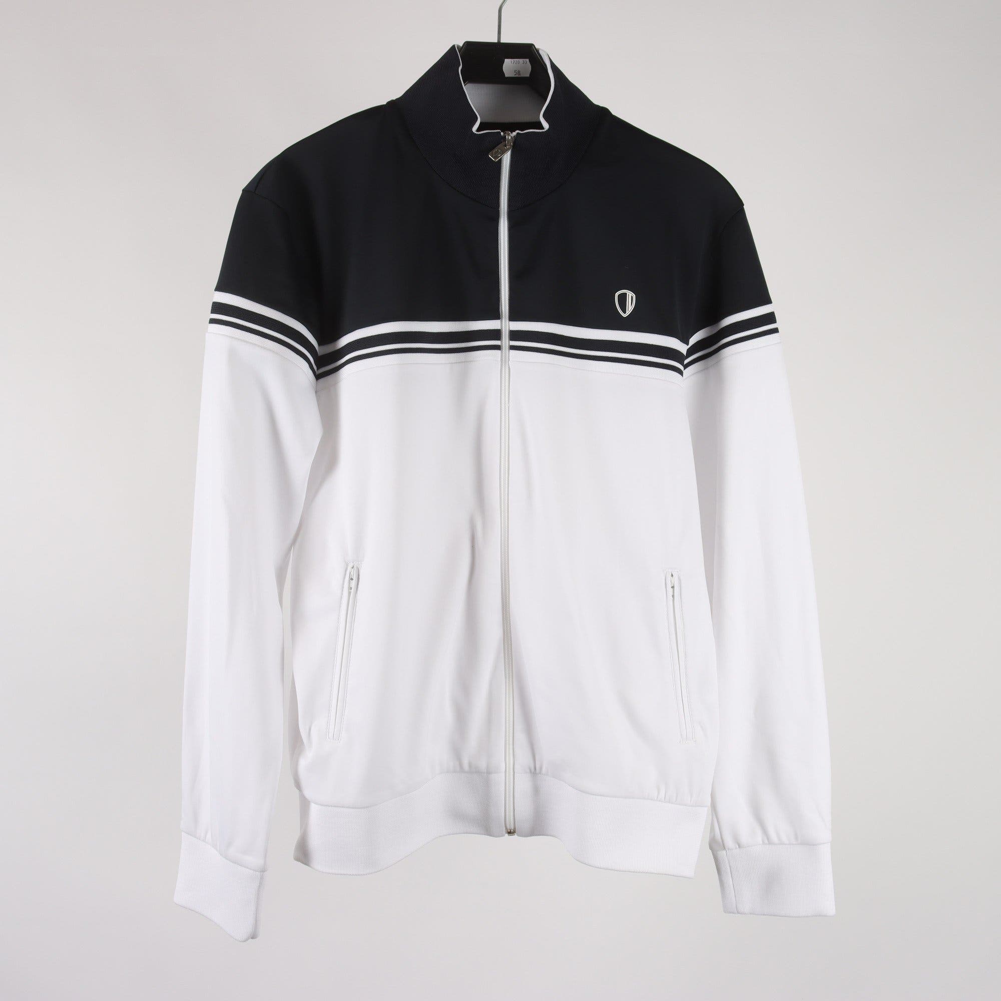 Zipjacka, Ben Sherman, vit, svart, stl. L