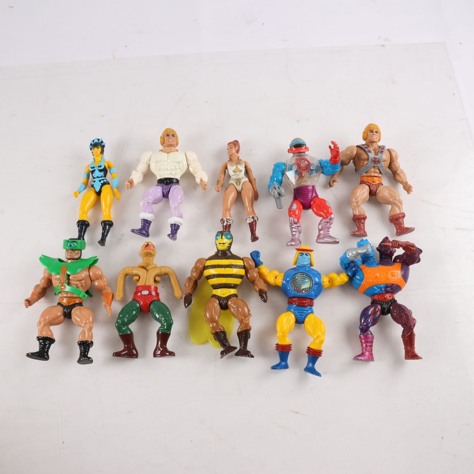 Figurer, He-man,masters, blandat, fr 80 talet.