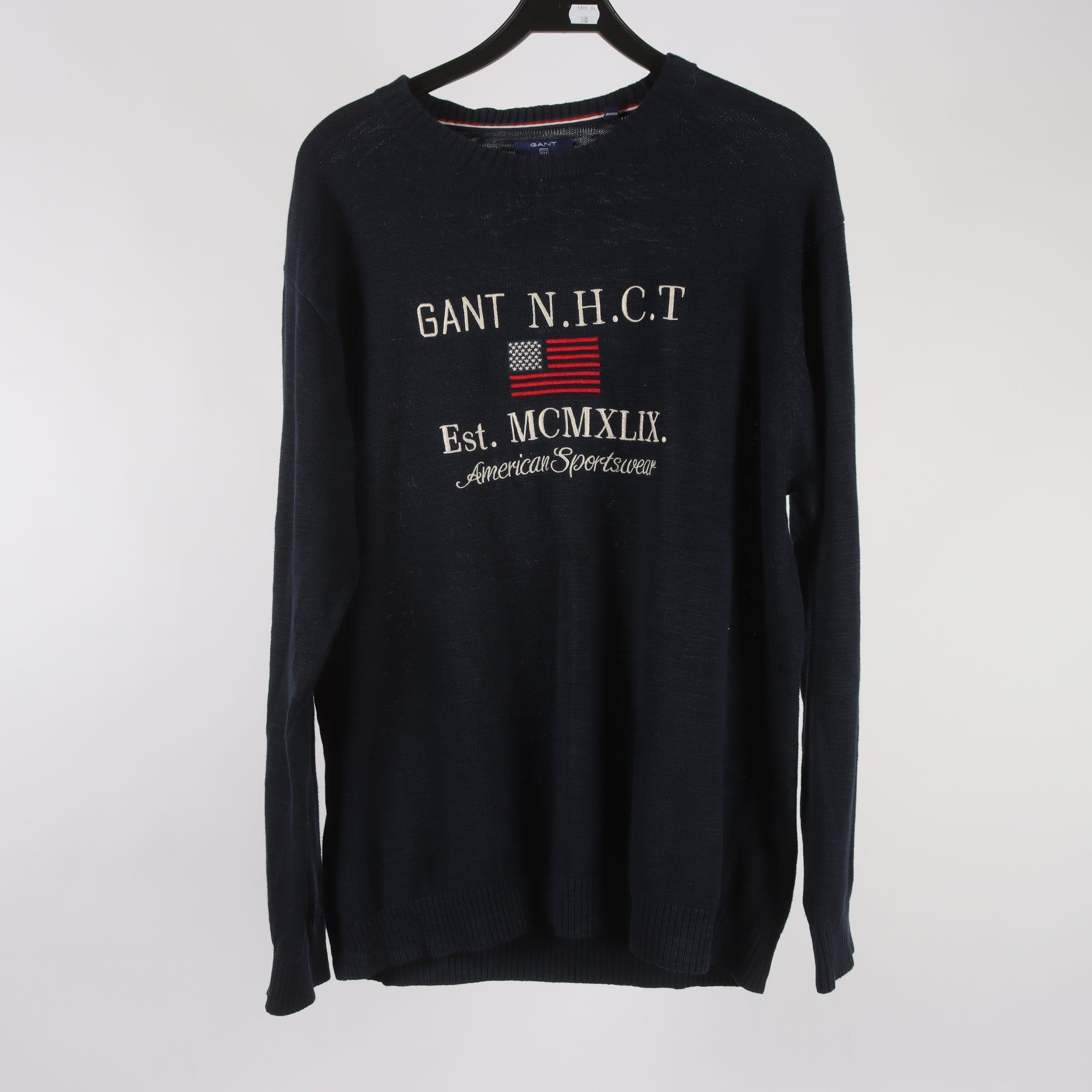 Tröja, Gant, blå, stl. XL