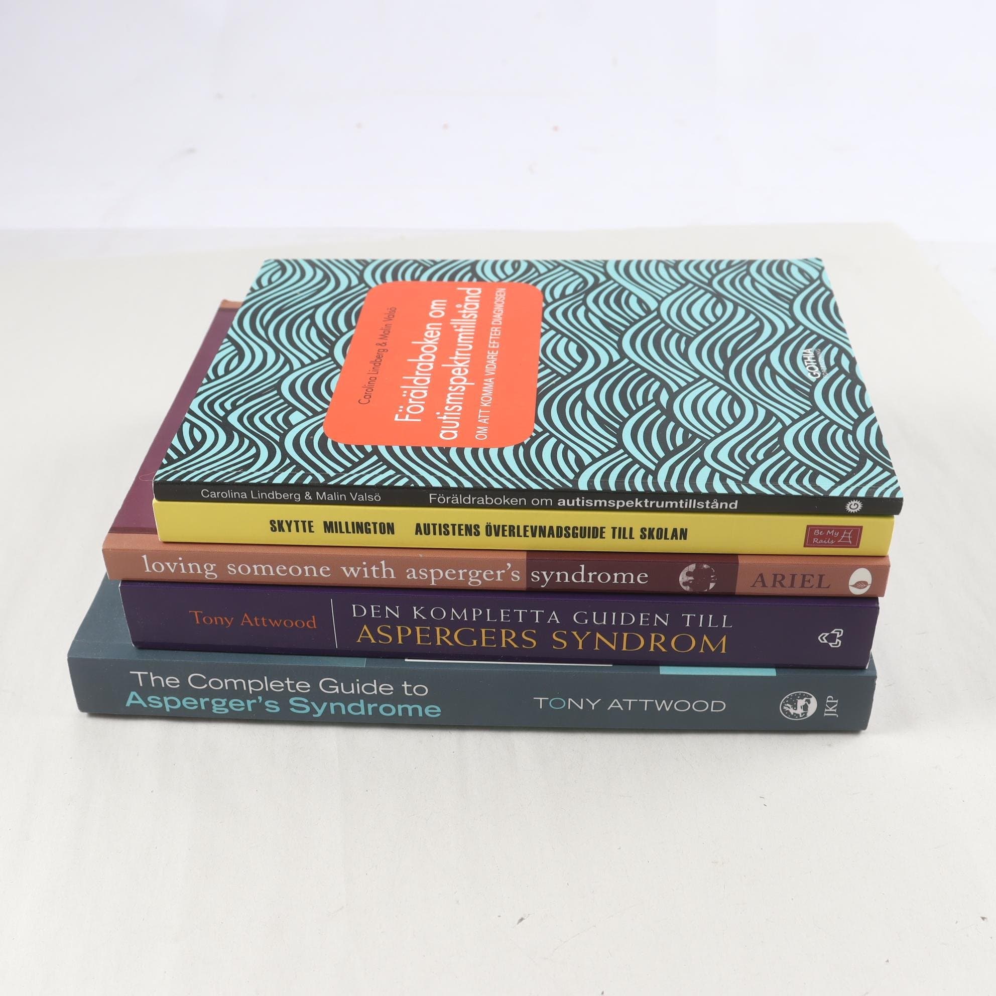 Autism & Aspergers syndrom, bokpaket med 5 volymer