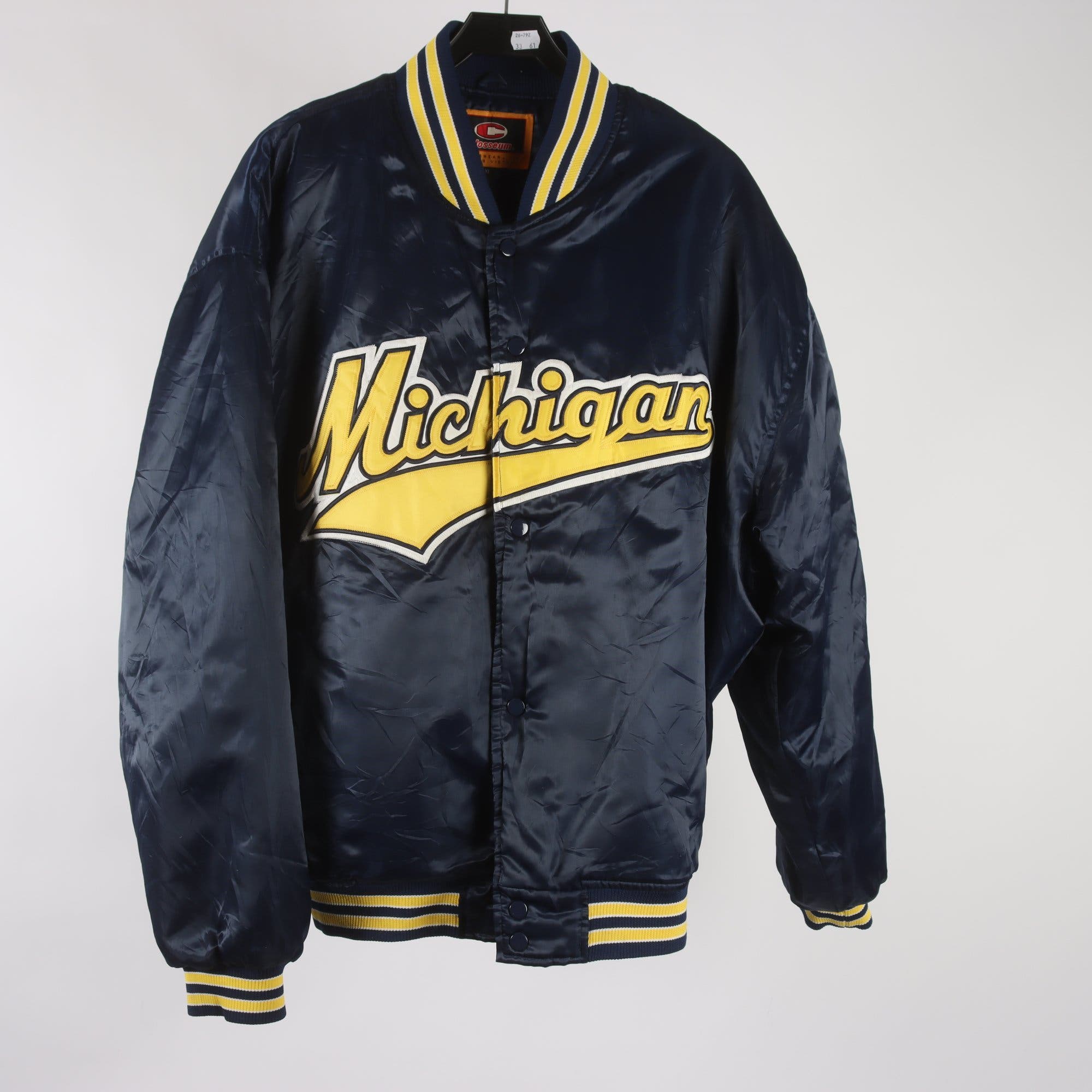 Jacka, Colosseum Michigan Varsity Jacket, stl XL