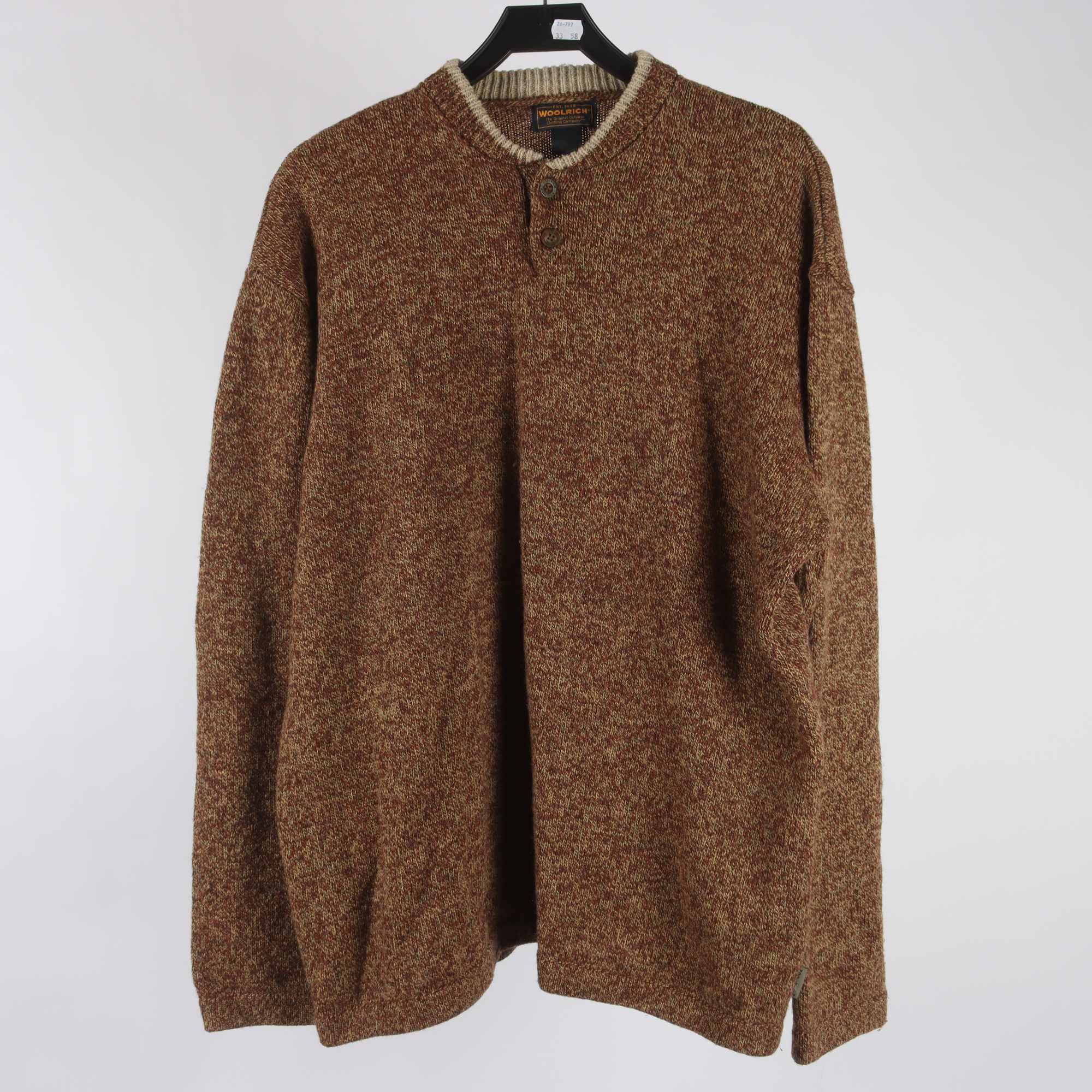 Stickad tröja, Woolrich, stl. XXL