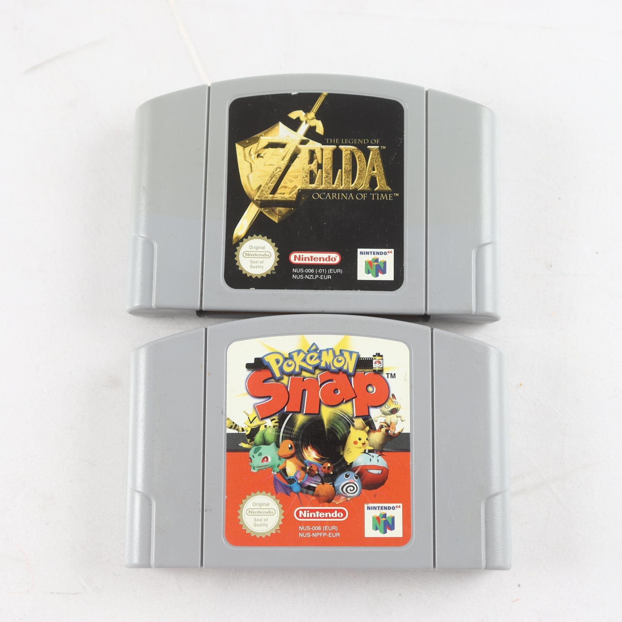 Tv-spel, Nintendo 64, Zelda och Pokemon.