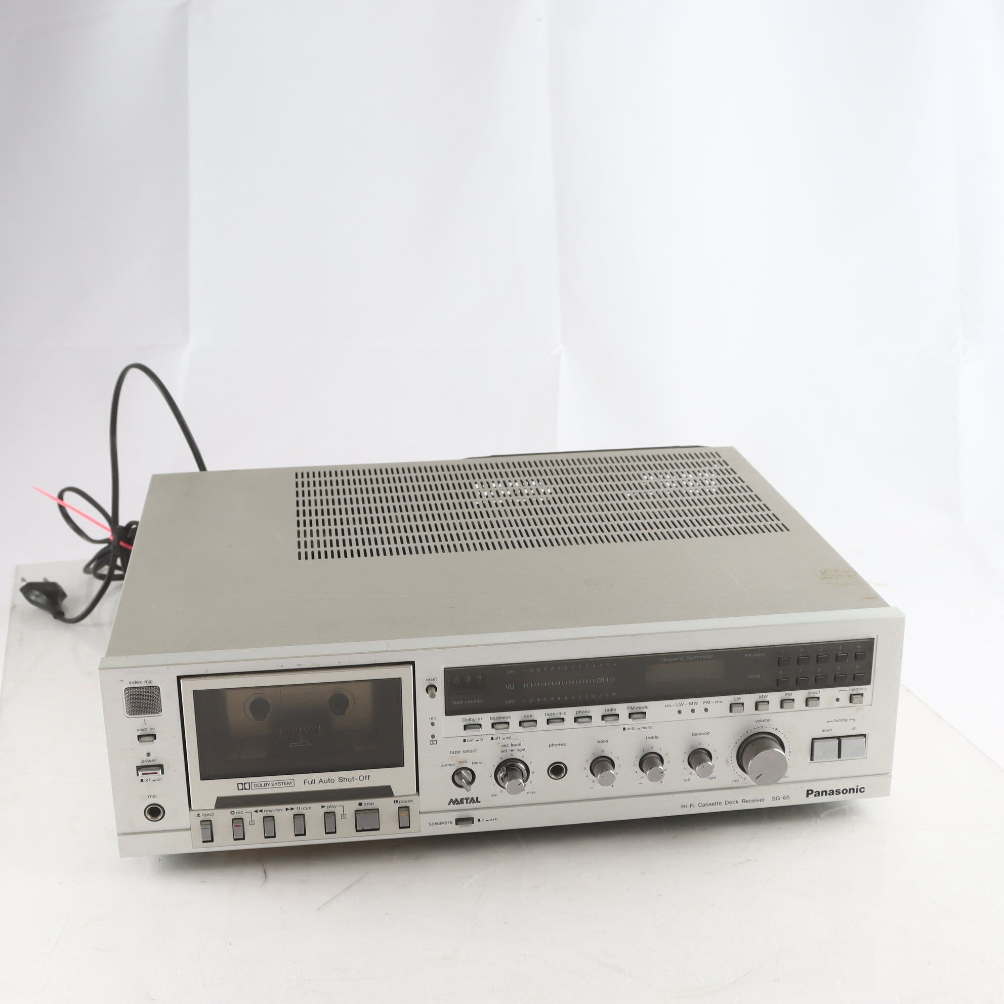 Kassettdäck, Panasonic SG-65. Endast avhämtning.