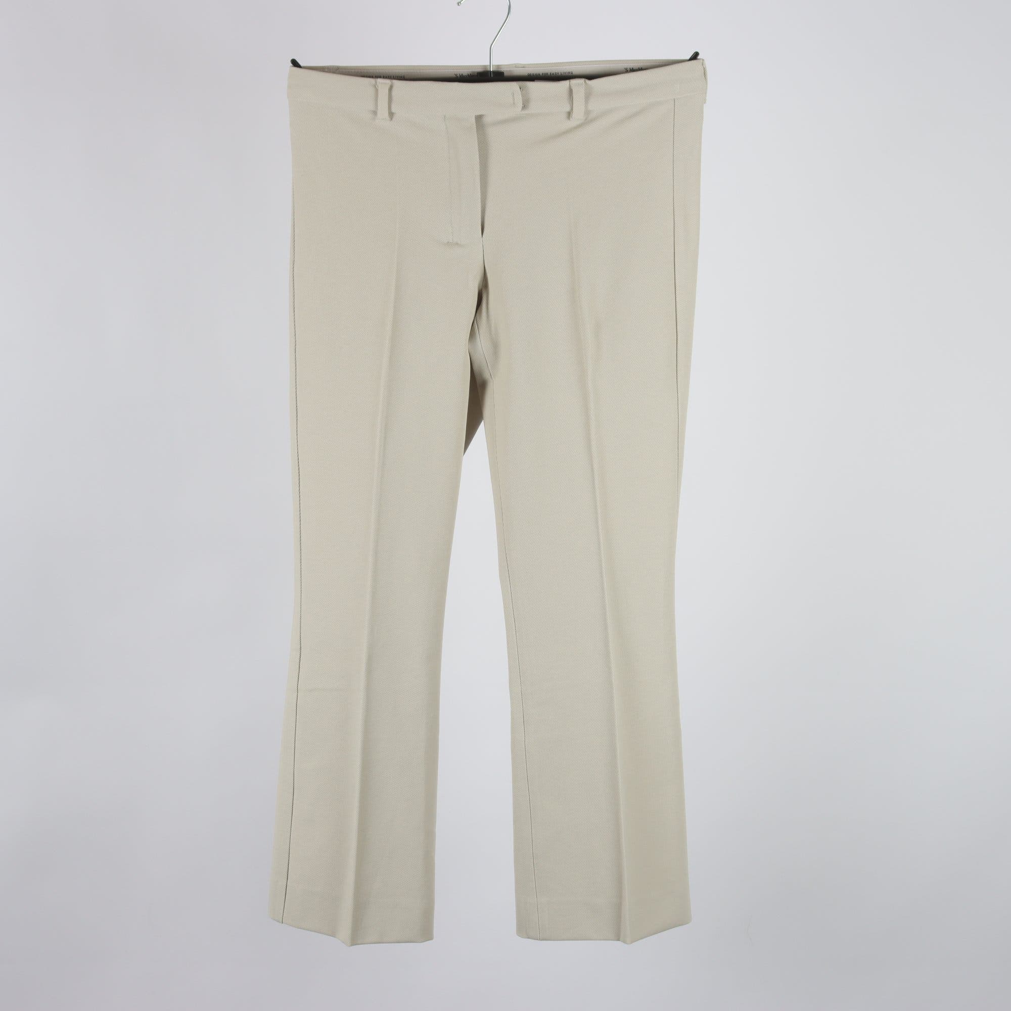 Byxor, MaxMara, beige, stl. 36.