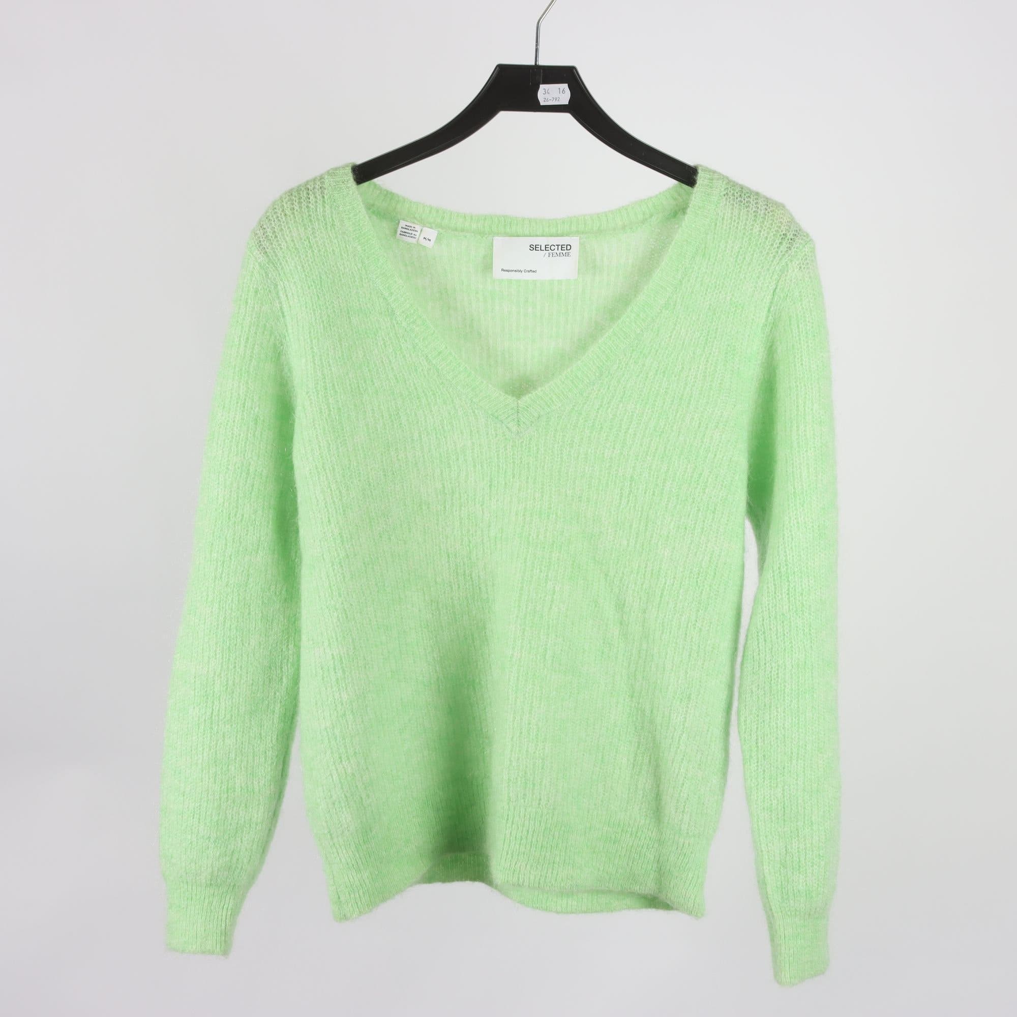 Stickad tröja, Selected Femme, stl. M