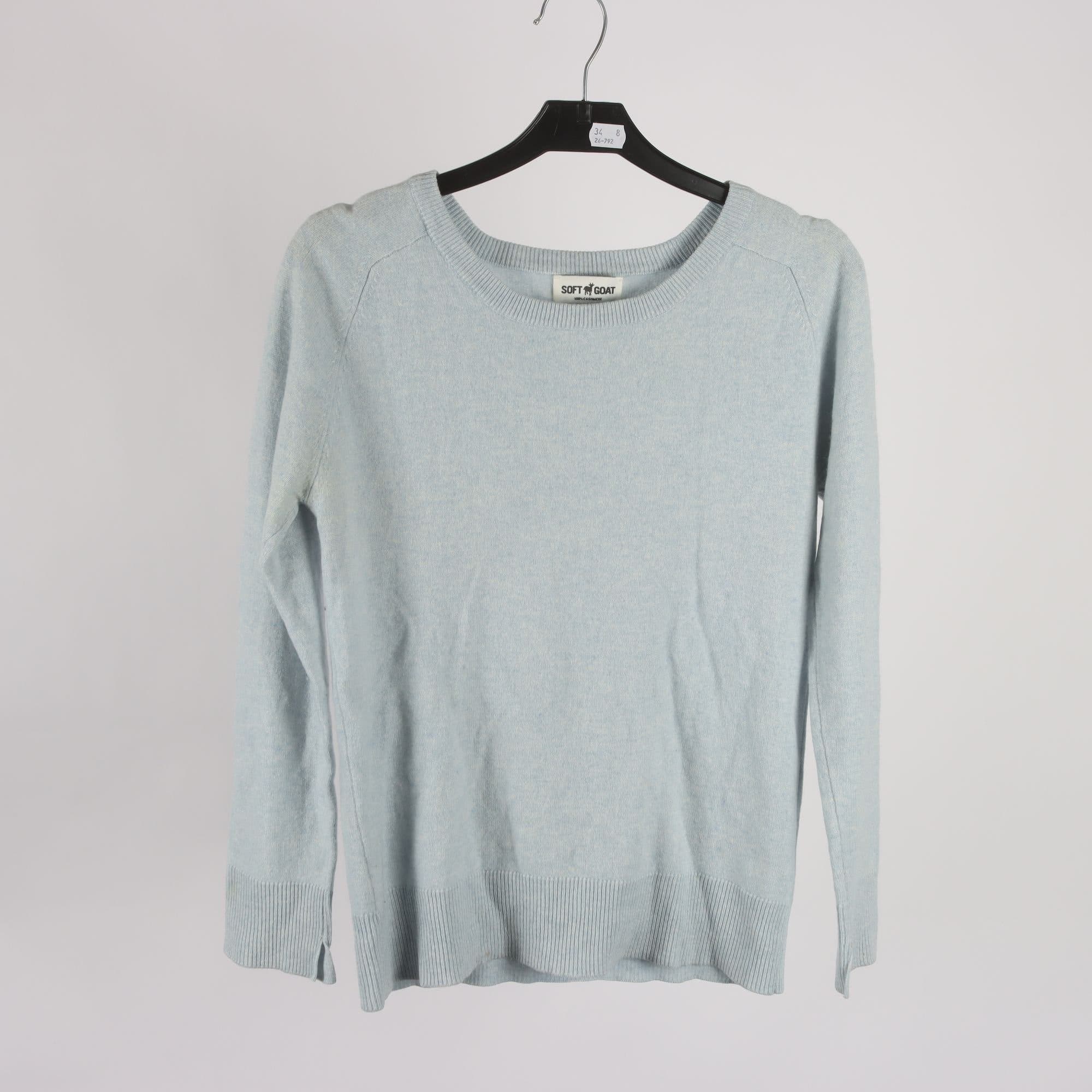 Stickad tröja, Soft Goat, 100% Cashmere, stl. M