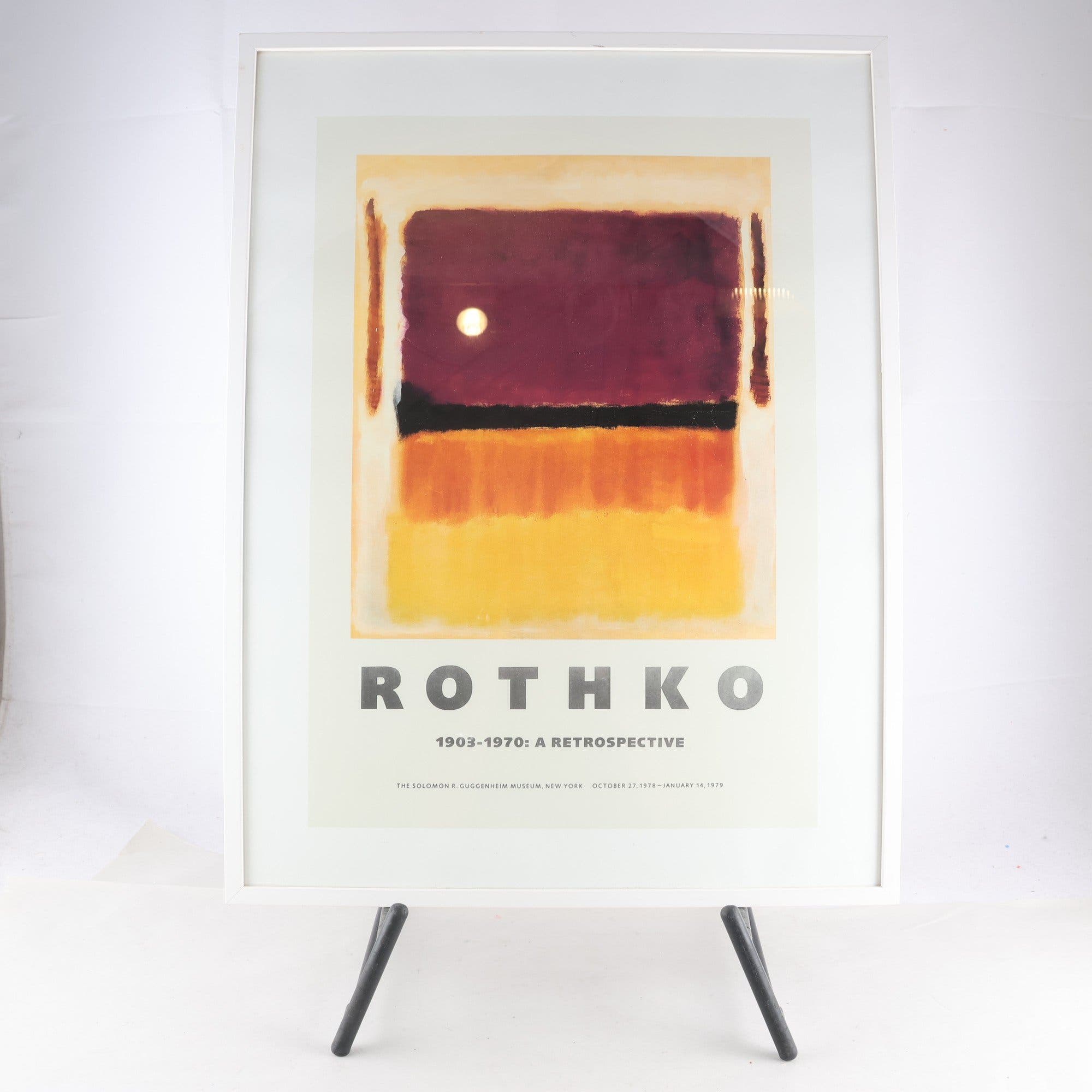 Utställningsposter, The Solomon R, Rothko, Guggenheim museum. Endast avhämtning