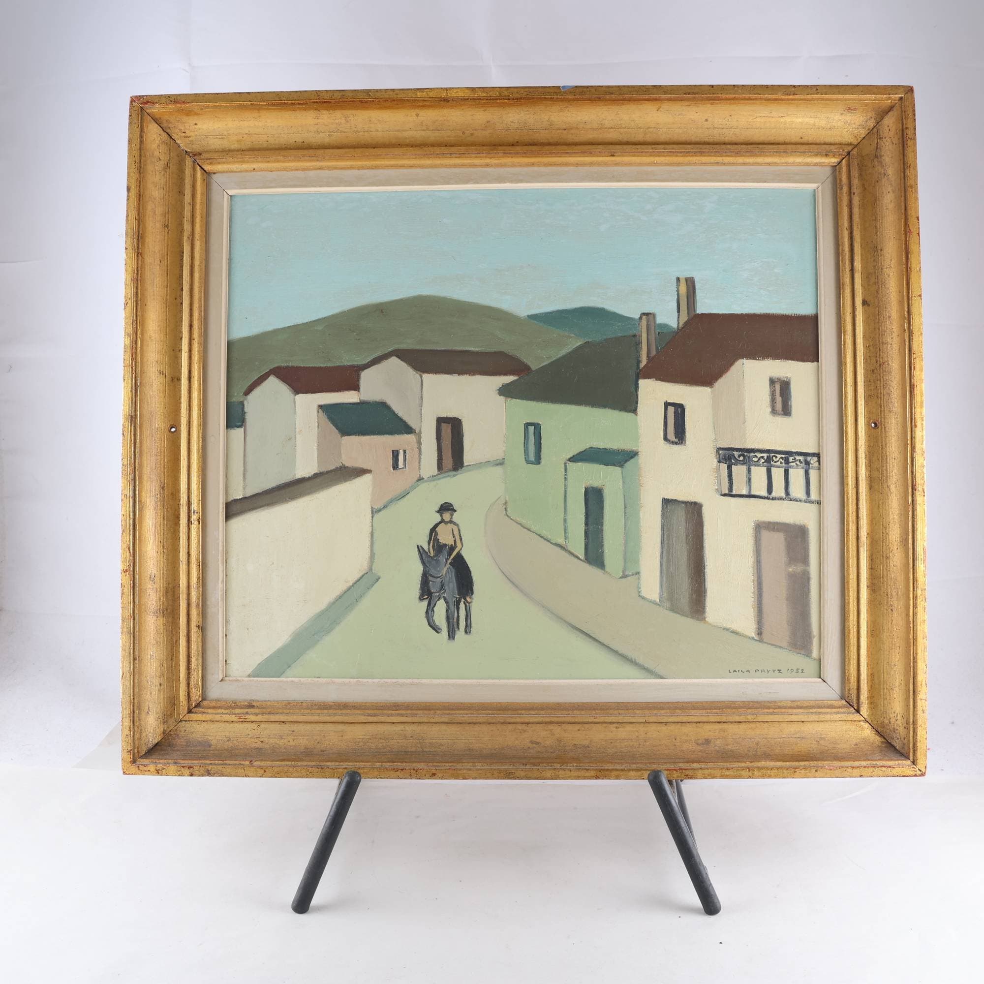 Olja på pannå, Laila Prytz, (1907-1982), signerad, 1952. Endast avhämtning