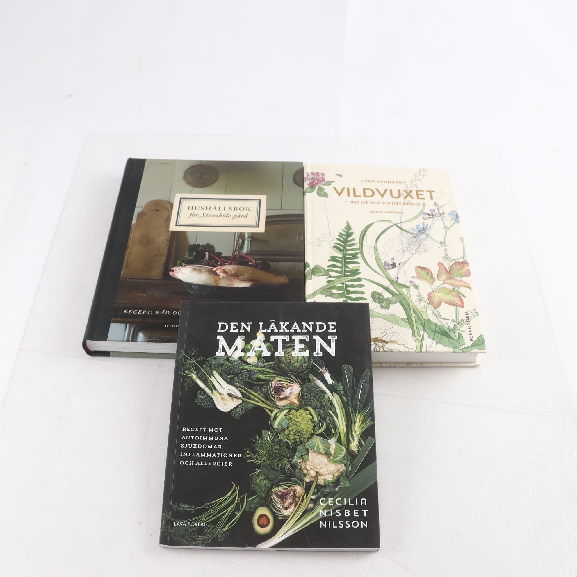 Huskurer & läkeväxter, bokpaket med 3 volymer