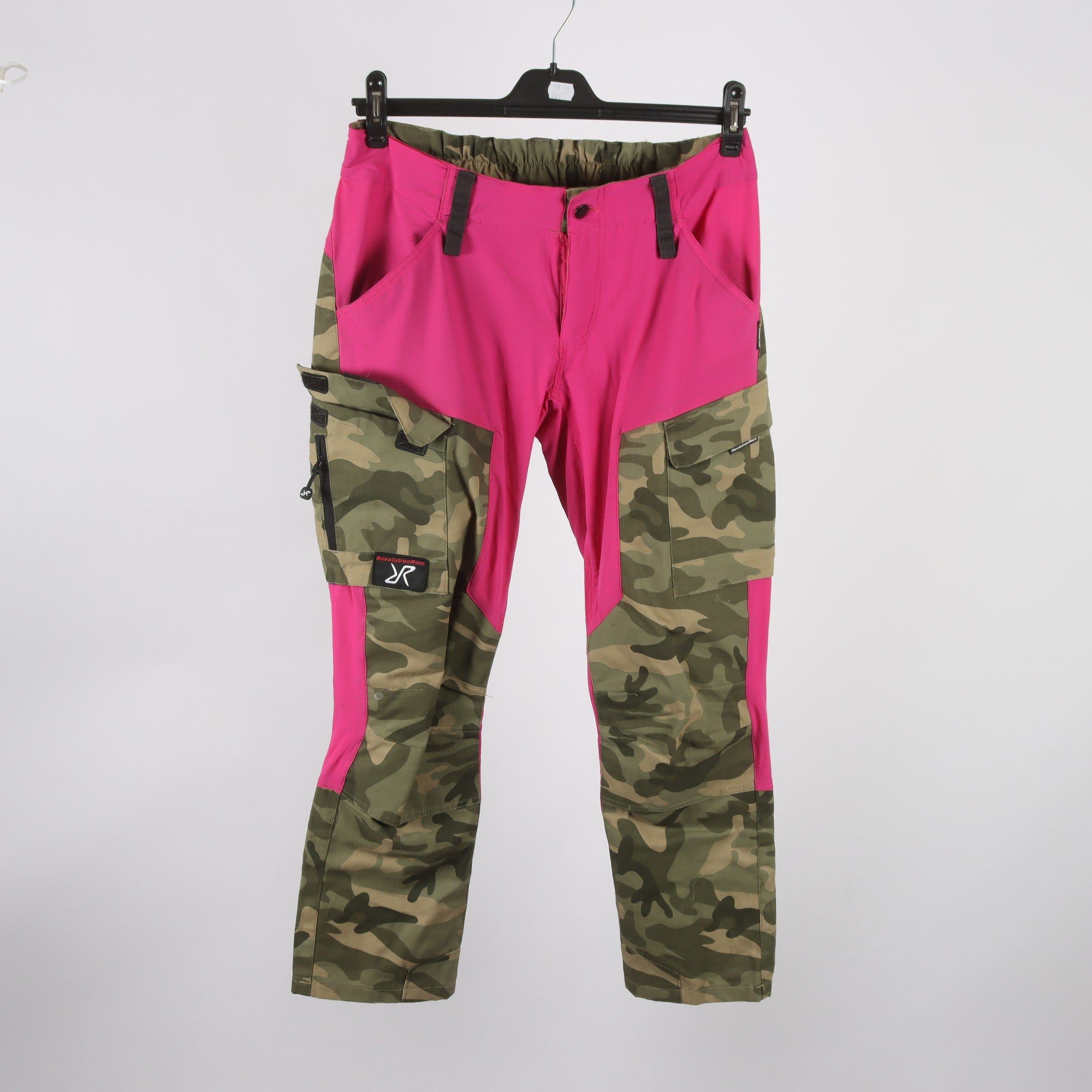 Friluftsbyxor, Revolution Race, rosa, camo, stl. L.