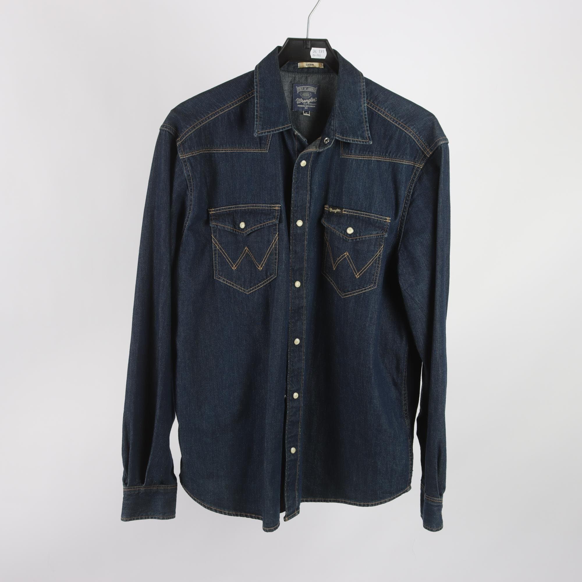 Jeansskjorta, Wrangler, stl. M