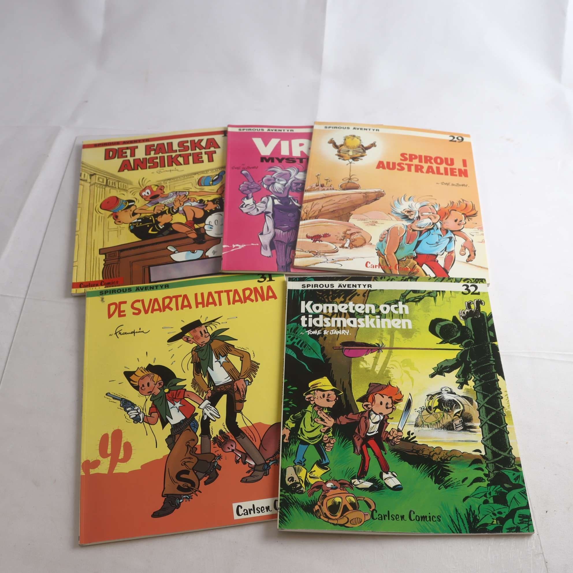 Spirous äventyr, paket med 5 album