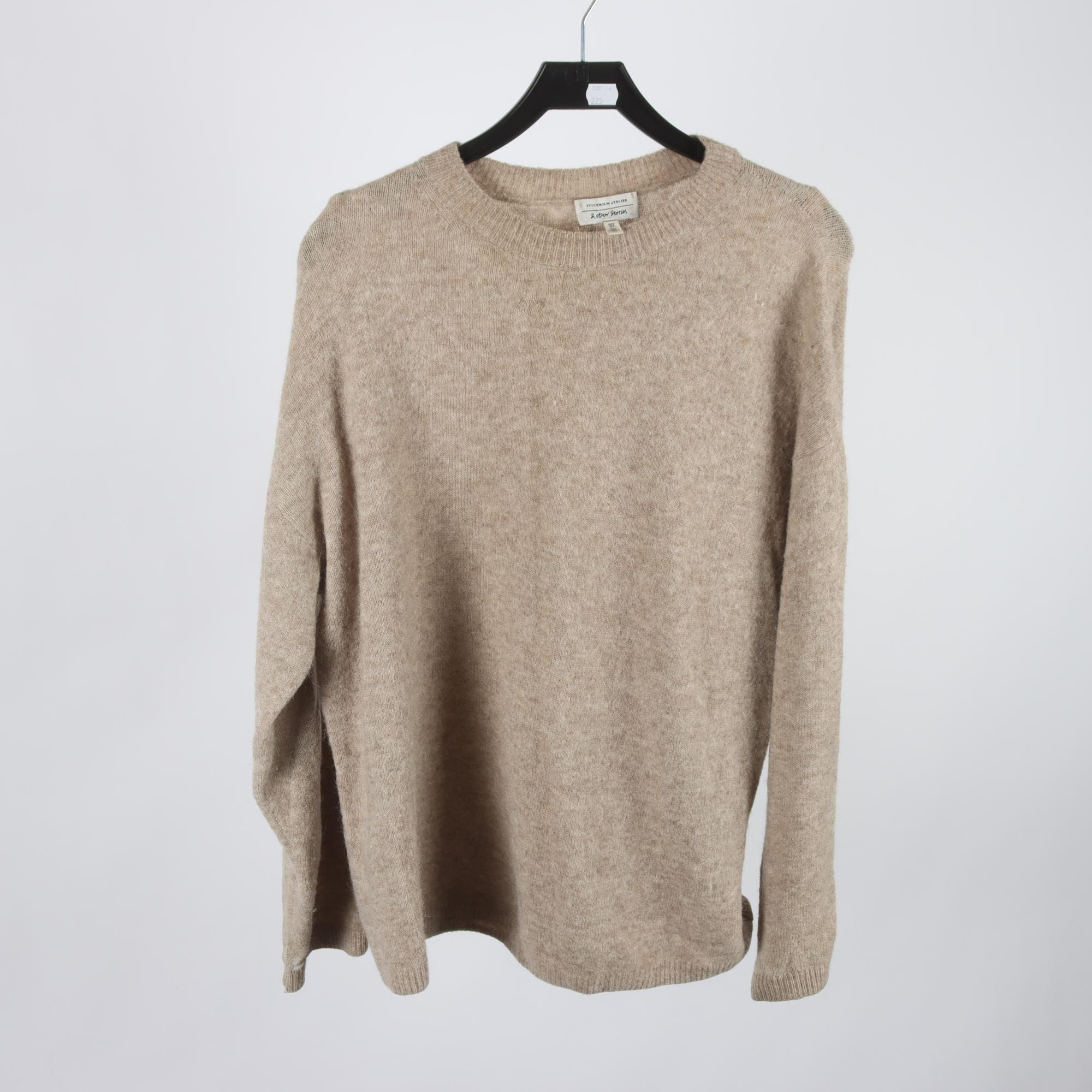 Tröja, & Other Stories, beige, ull, alpaca, oversize, stl. S.