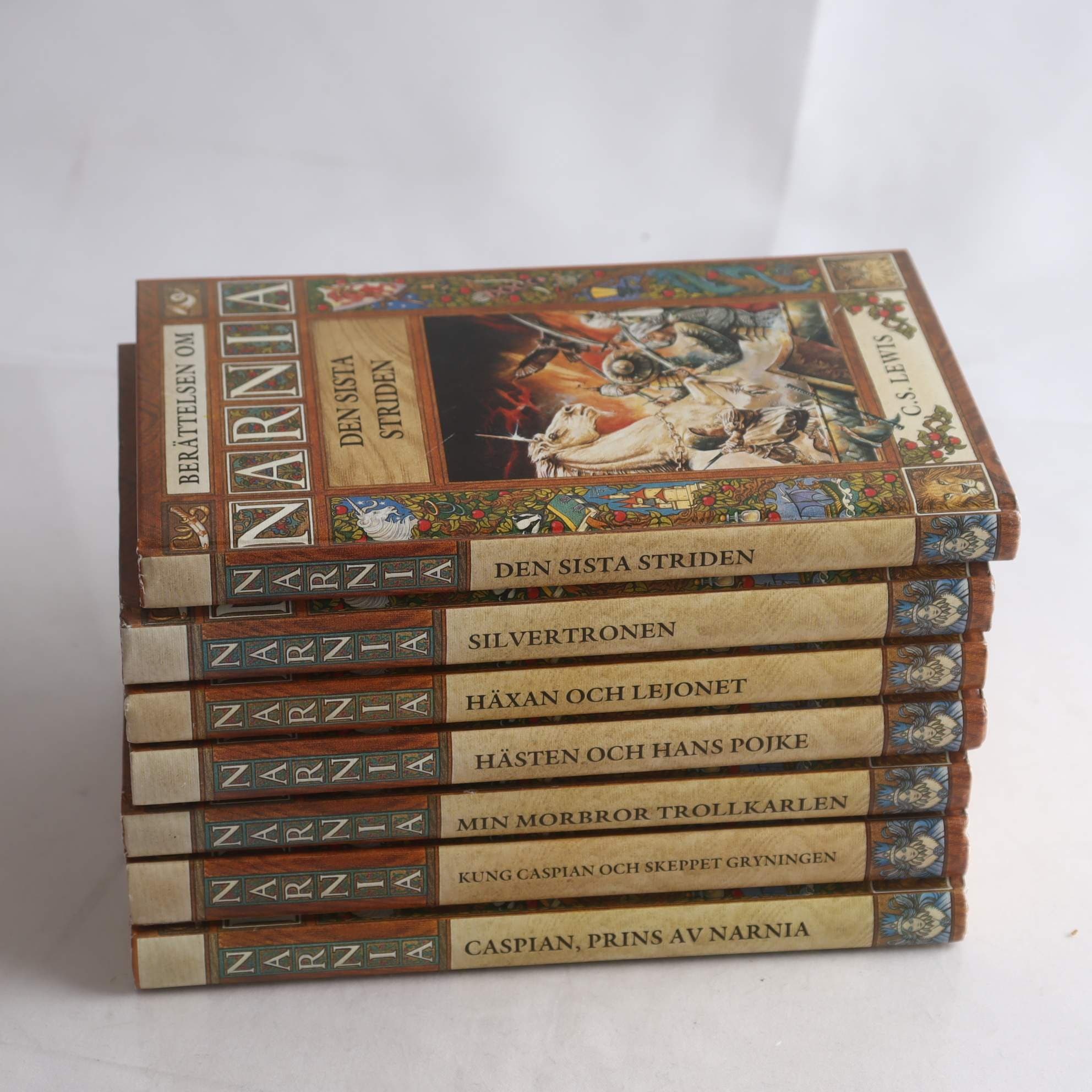 C.S. Lewis, Berättelsen om Narnia, komplett serie med 7 delar