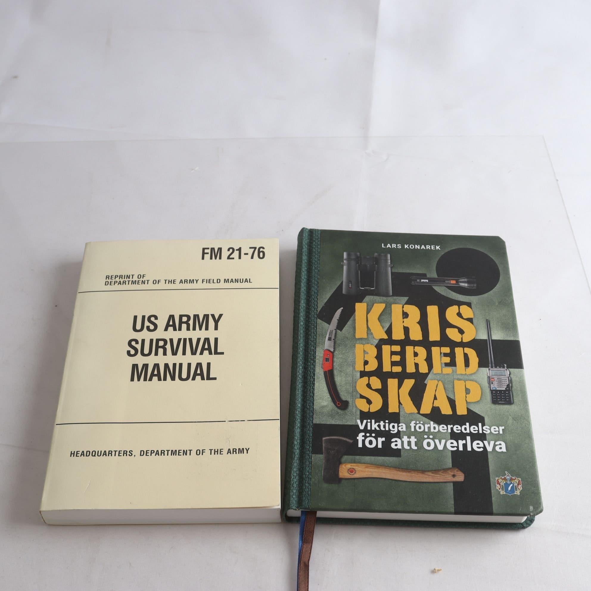 Bokpaket överlevnad, 2 volymer