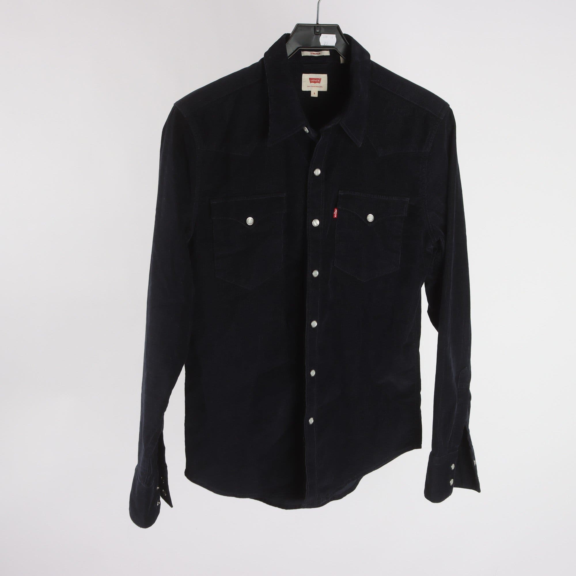 Skjorta, Levis, blå, manchester, stl. S.
