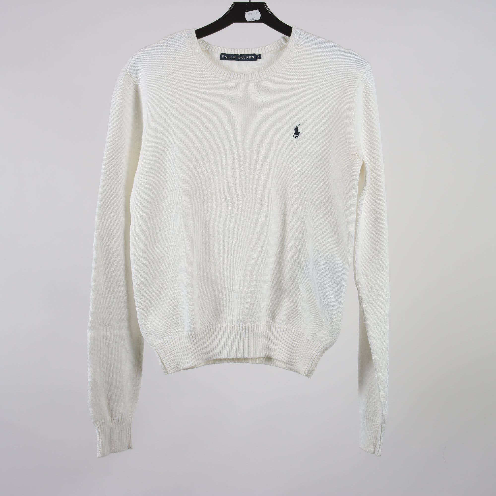 Tröja, Ralph Lauren, vit, stl. M.